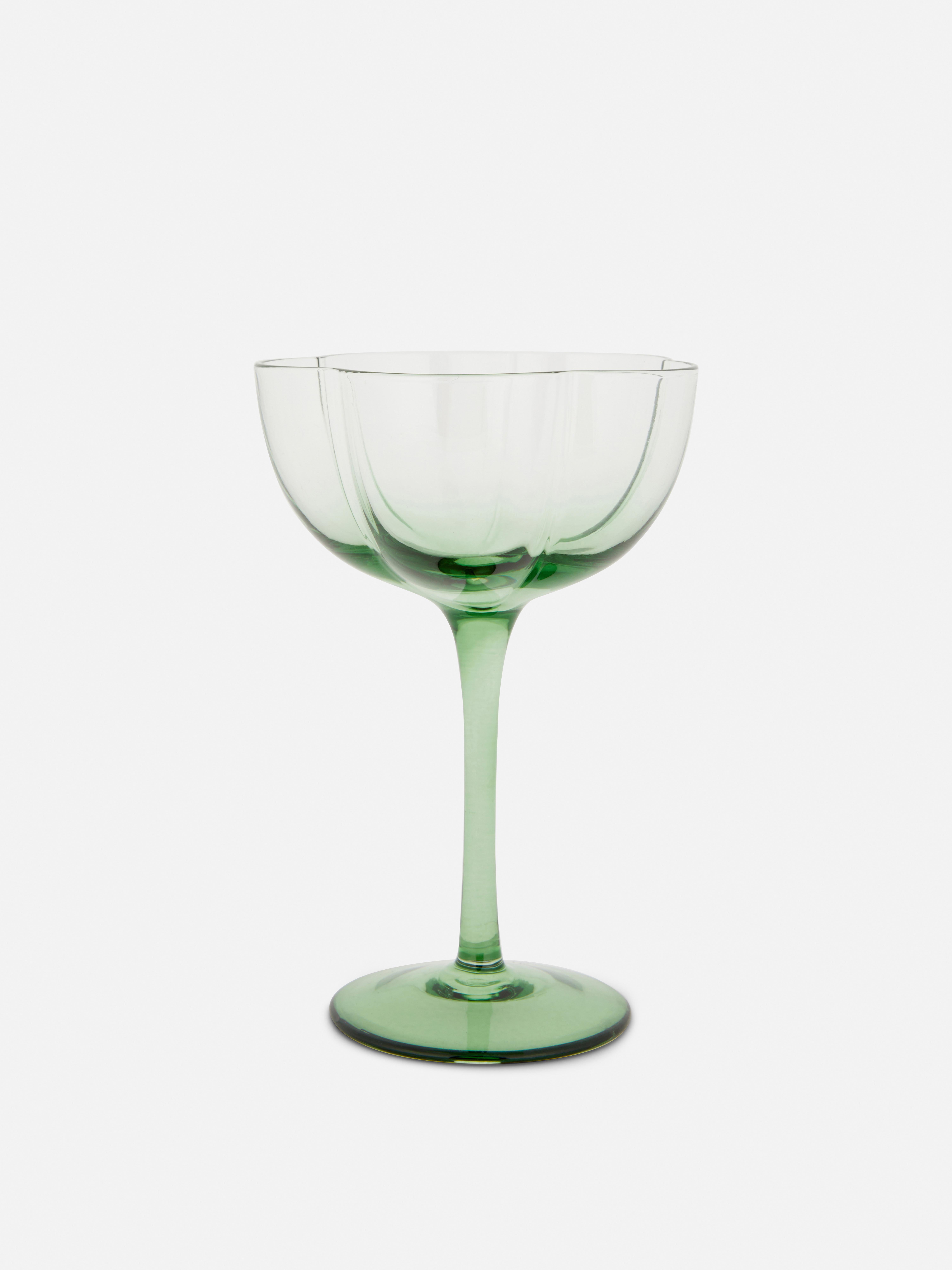 Scalloped Coupe Glass