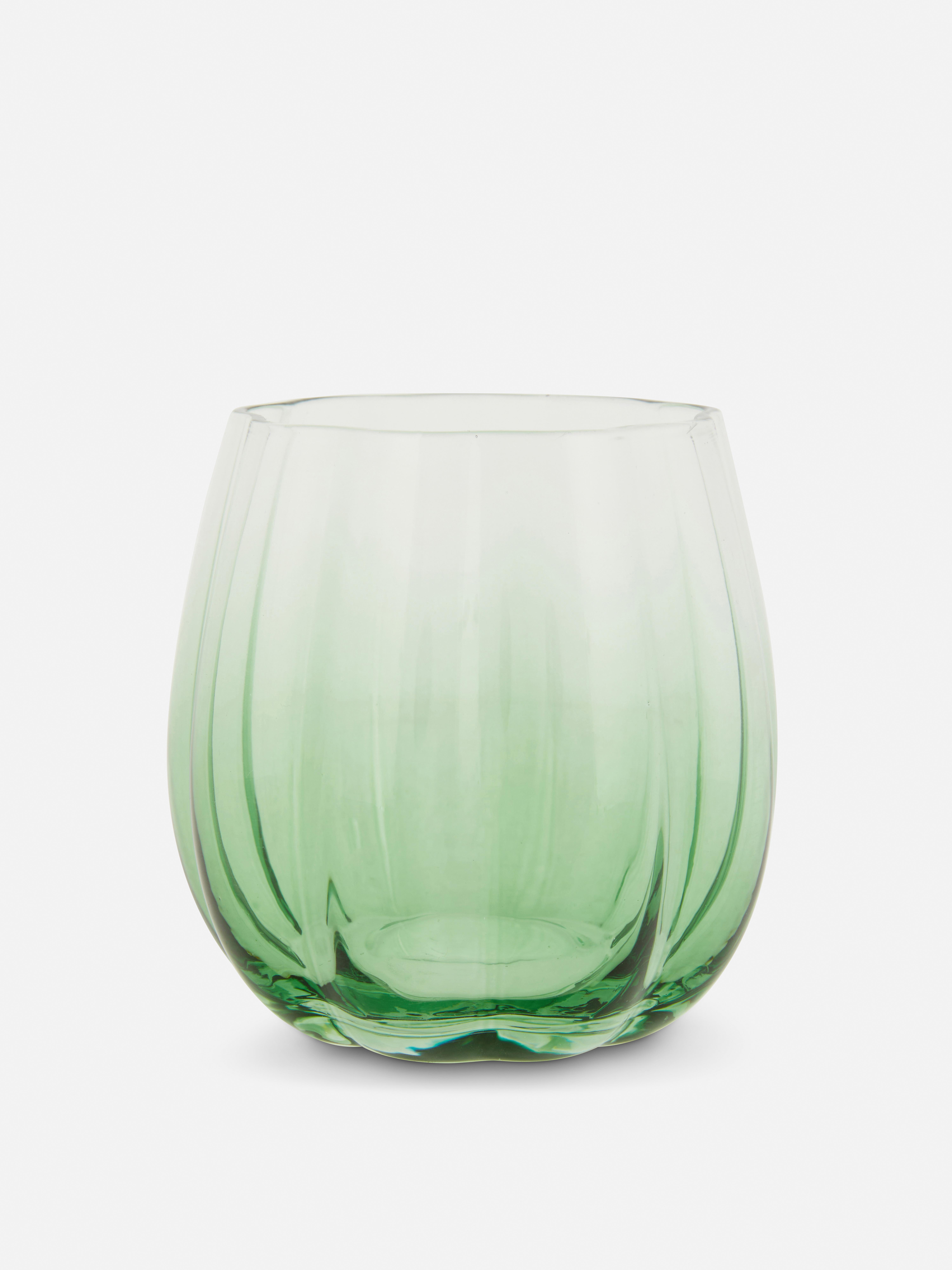 Scalloped Tumbler Glass