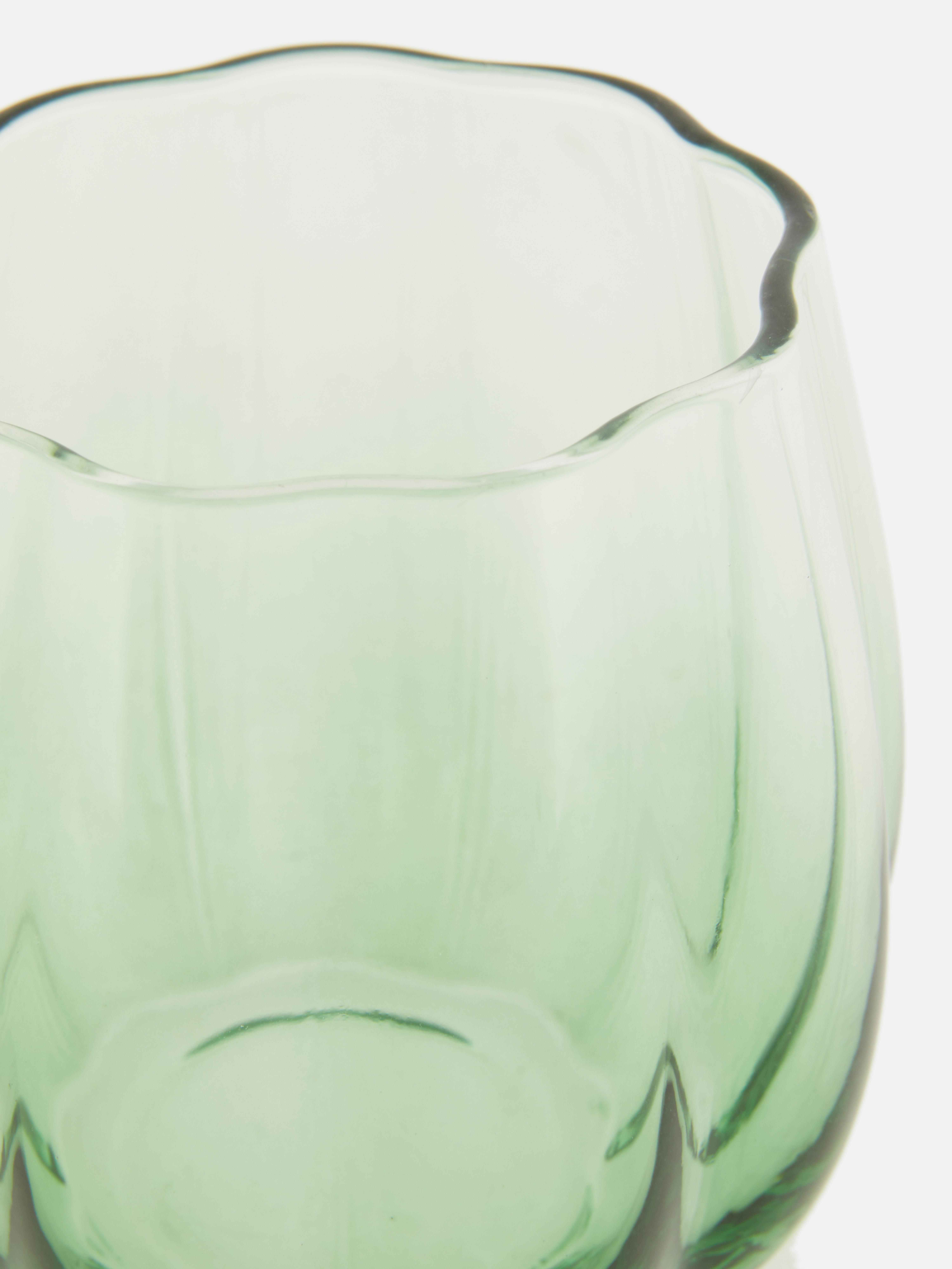 Scalloped Tumbler Glass