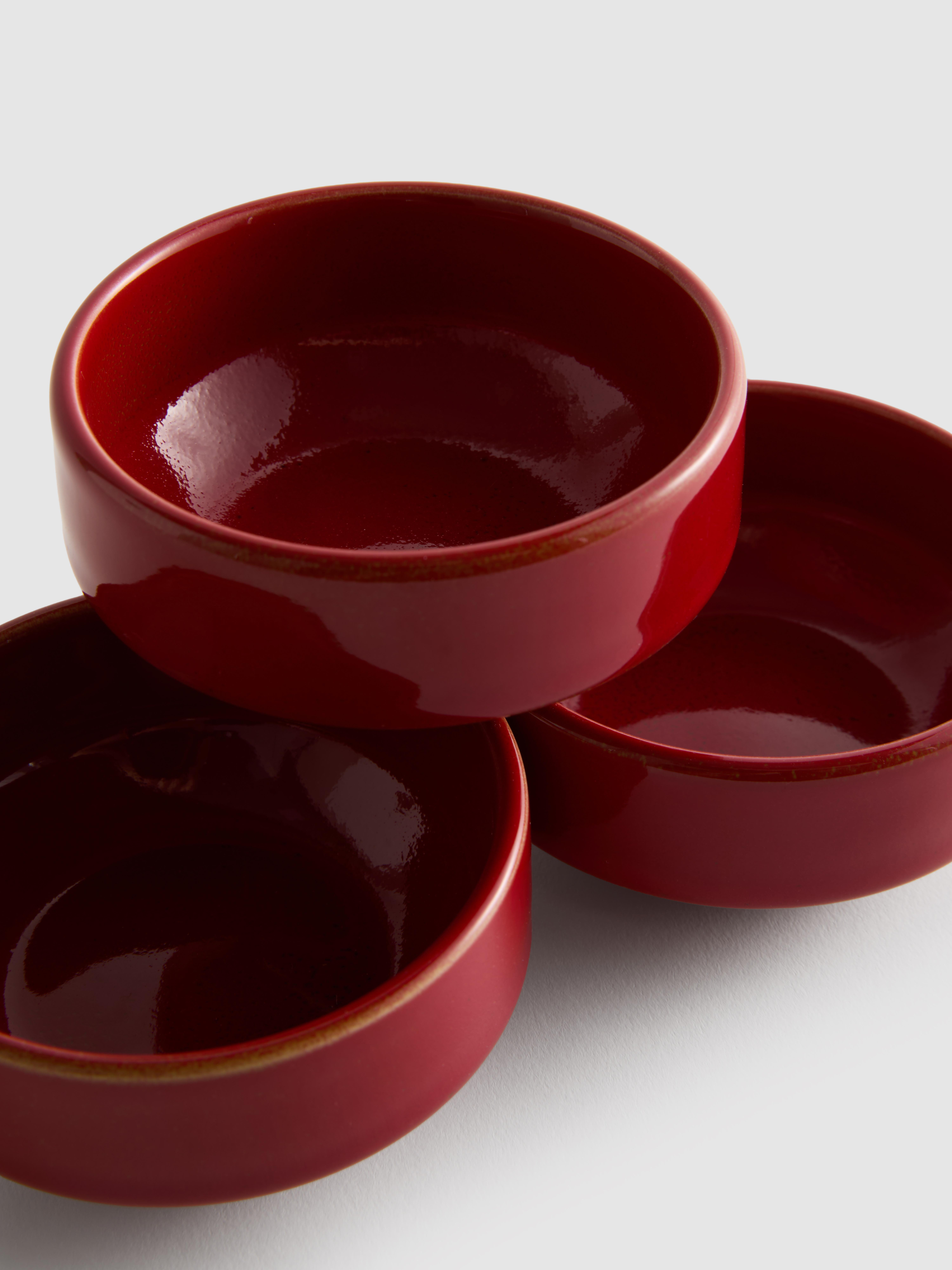 3pk Reactive Glaze Pinch Bowls