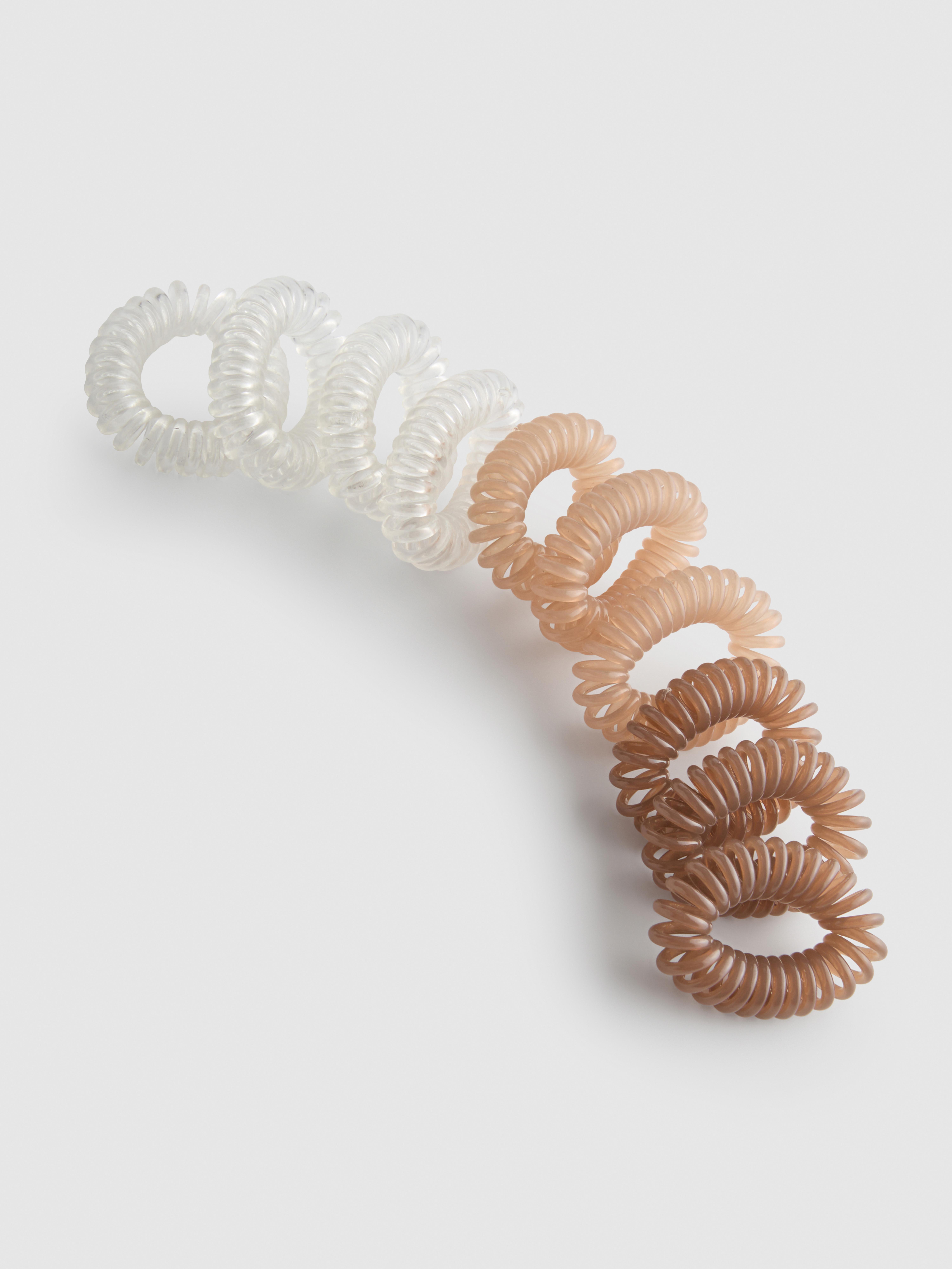 Spiral-Haargummis, 10er-Pack