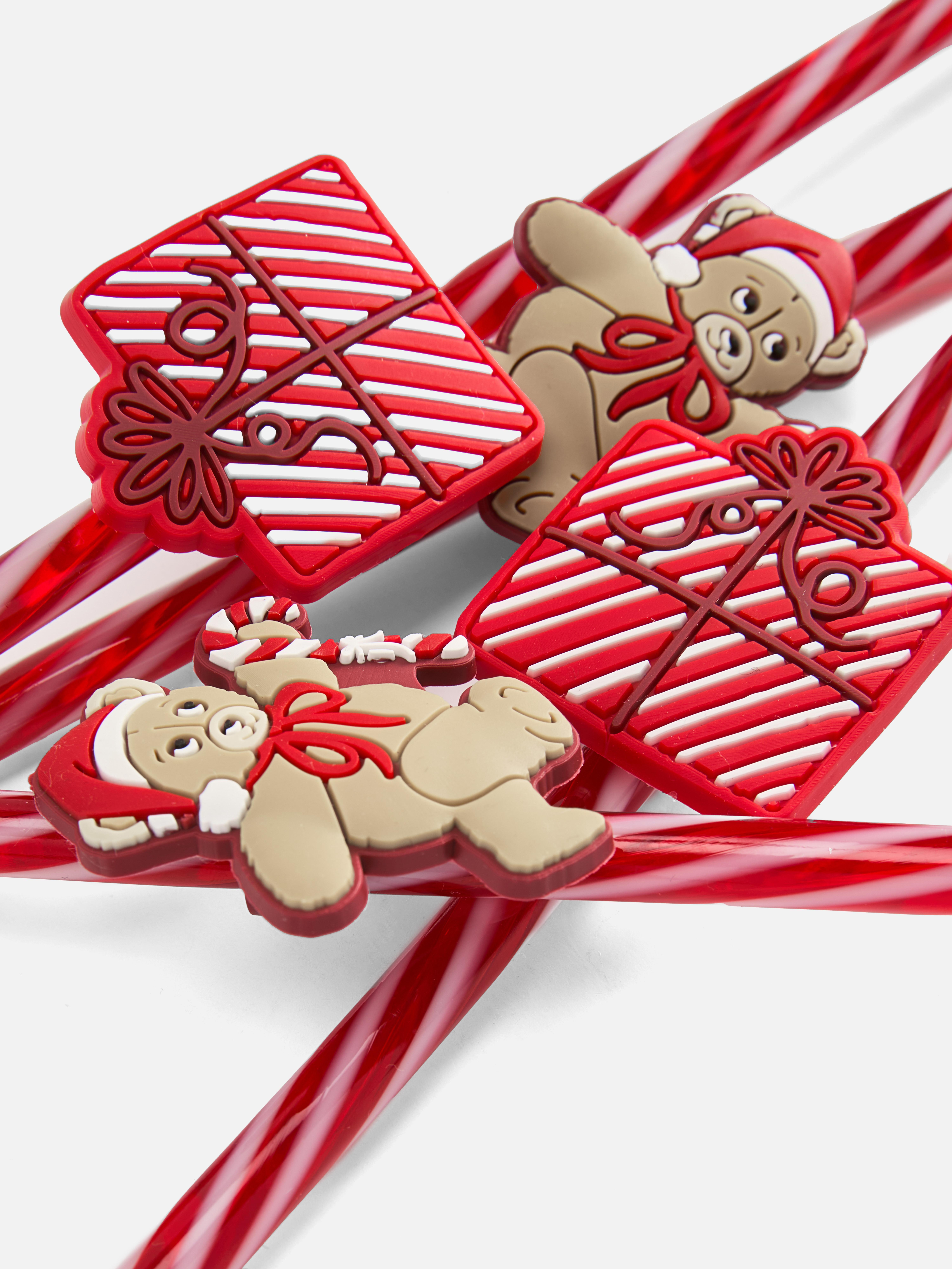 4pk Christmas Straws