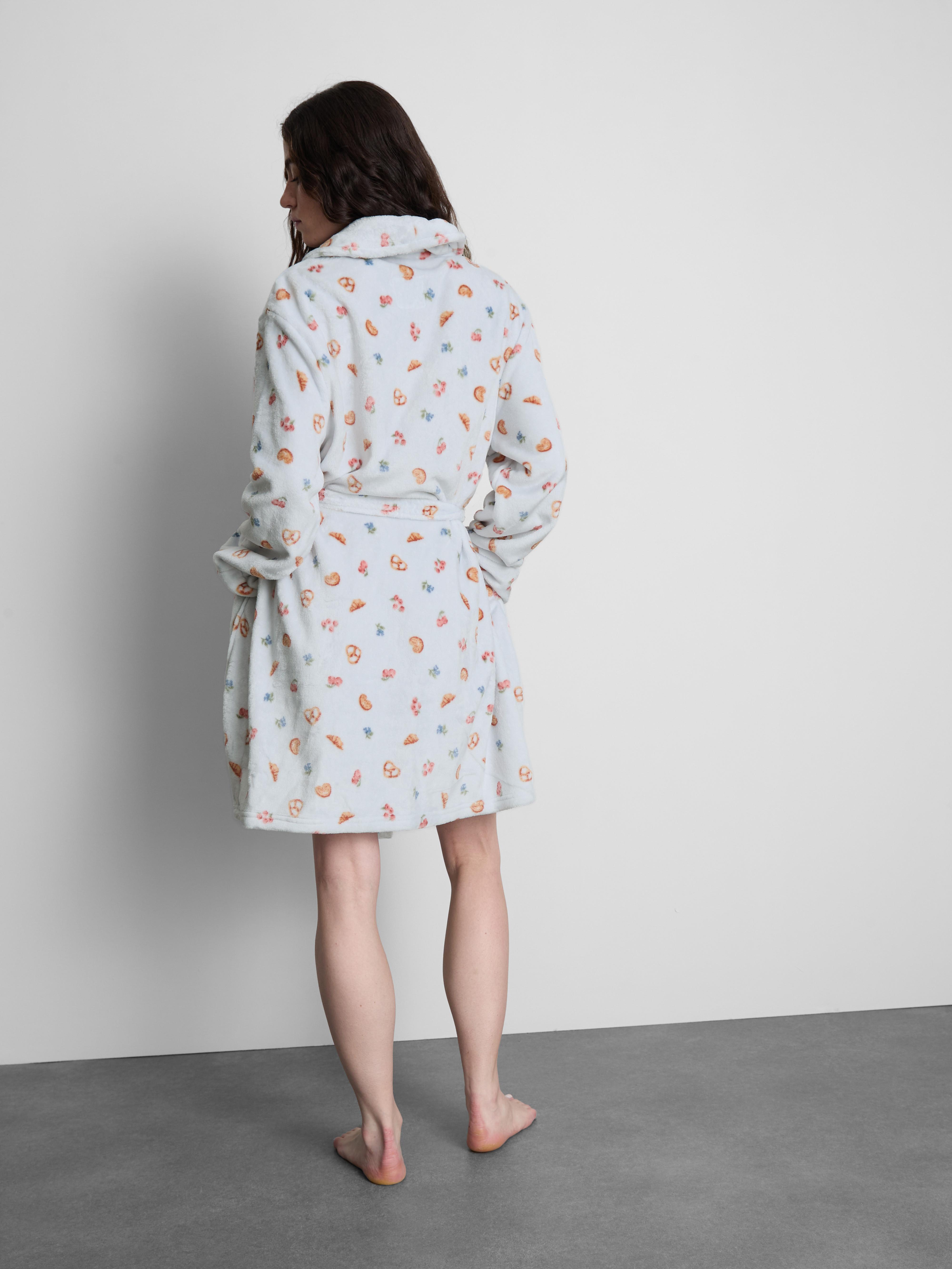 Midi Printed Dressing Gown
