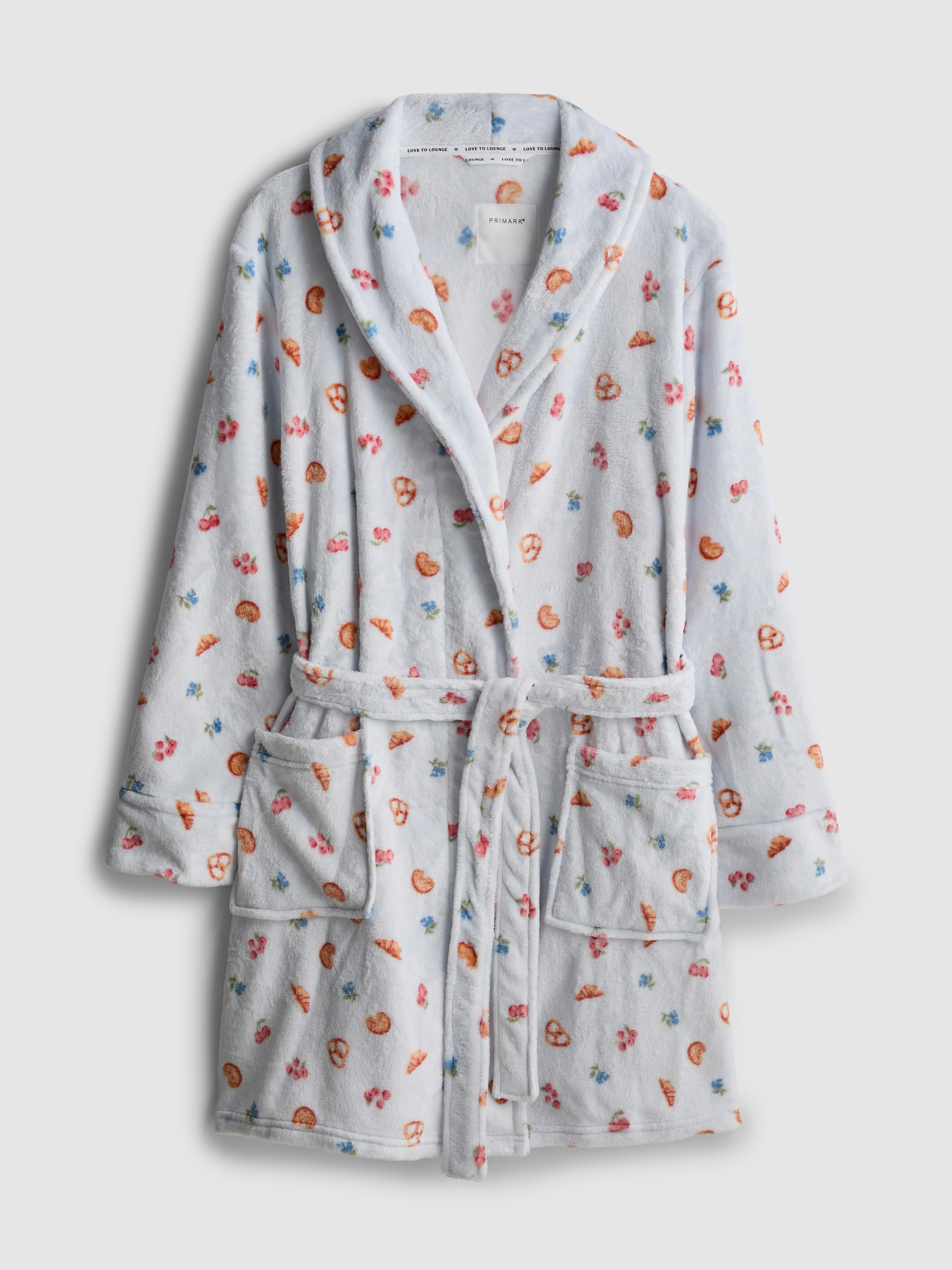 Midi Printed Dressing Gown