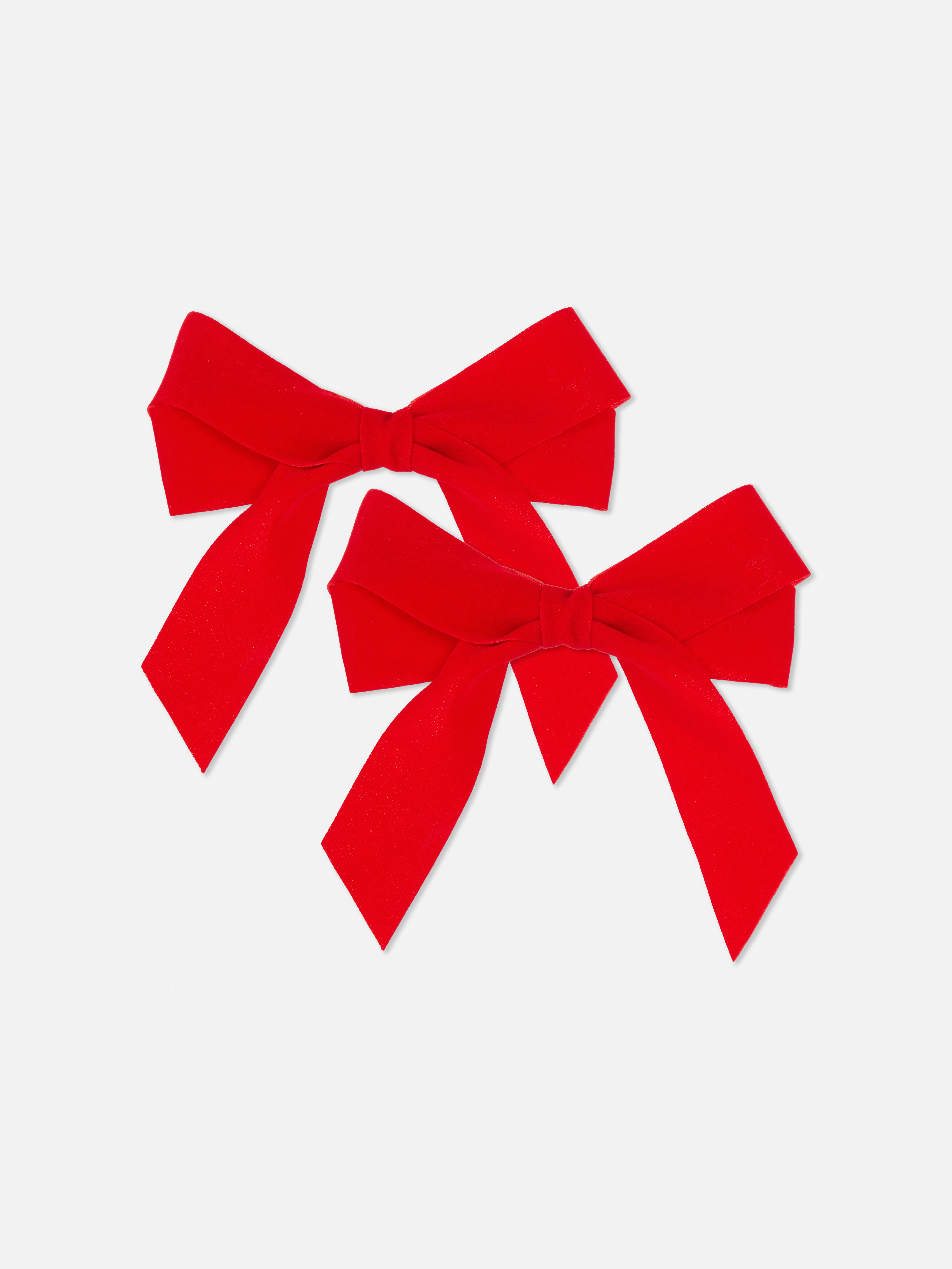 Servetringen kerststrik, set van 2