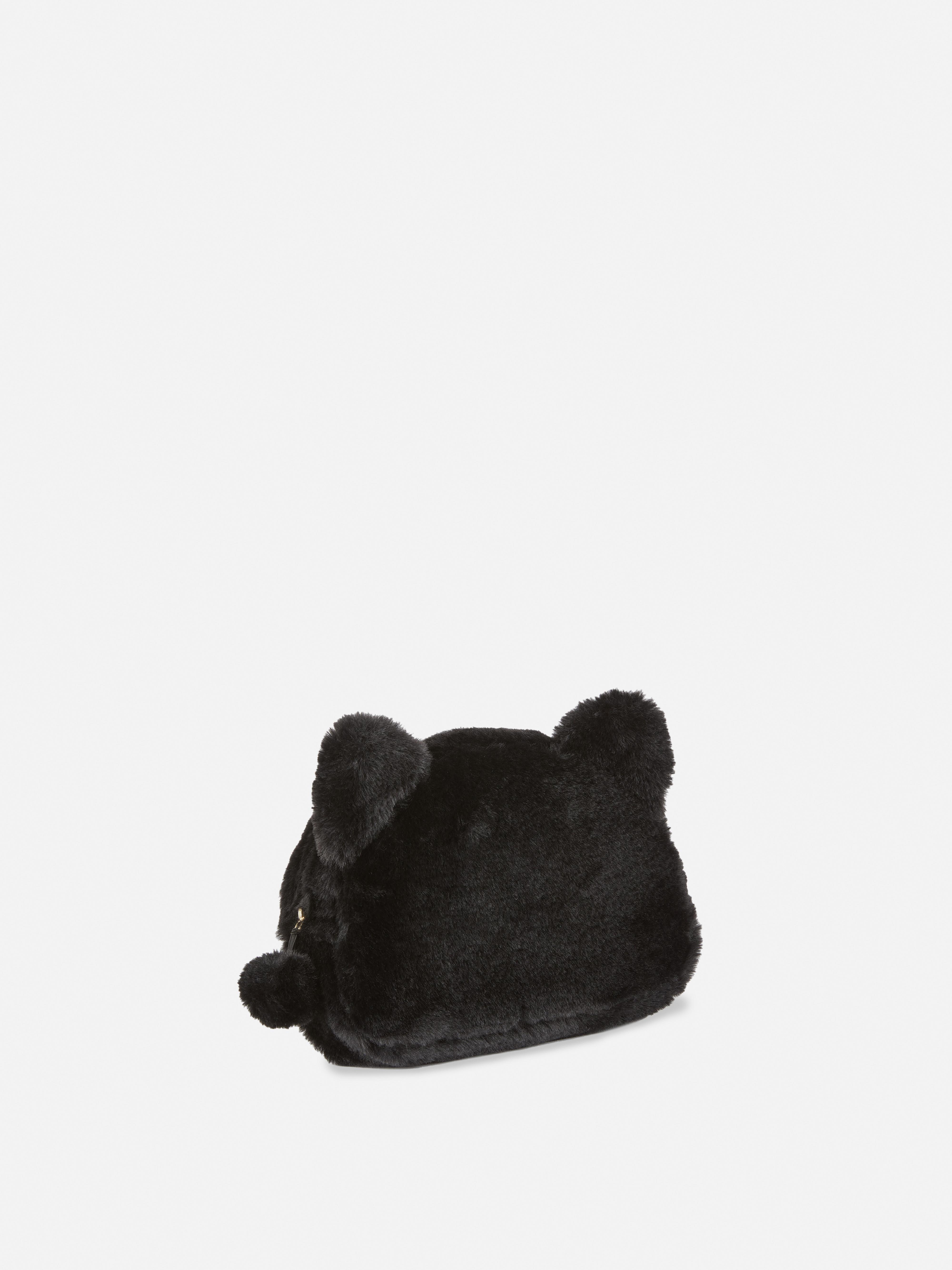 Bolsa maquilhagem orelhas gato imitação pelo