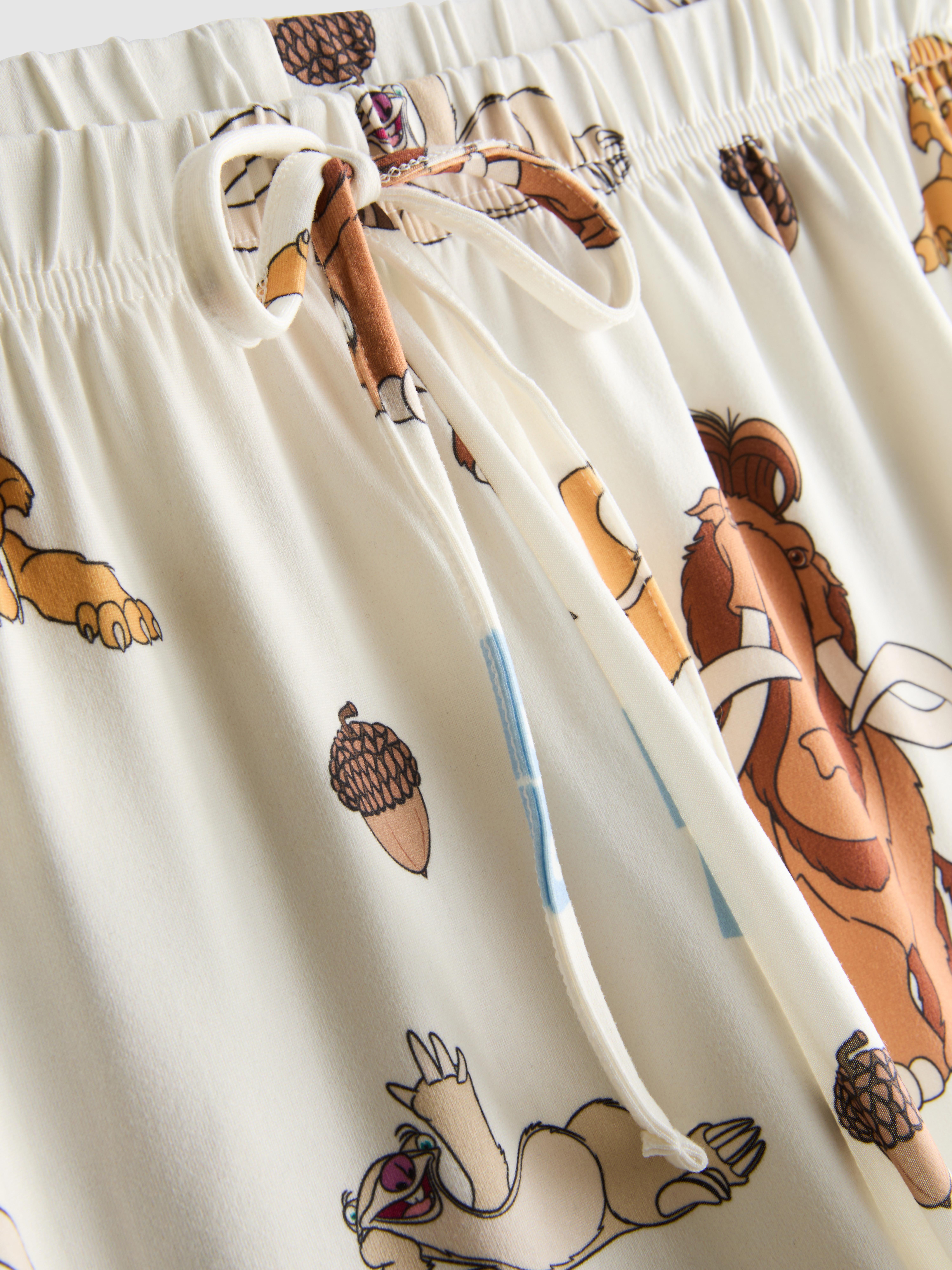 Ice Age Printed Boyfriend Pyjamas