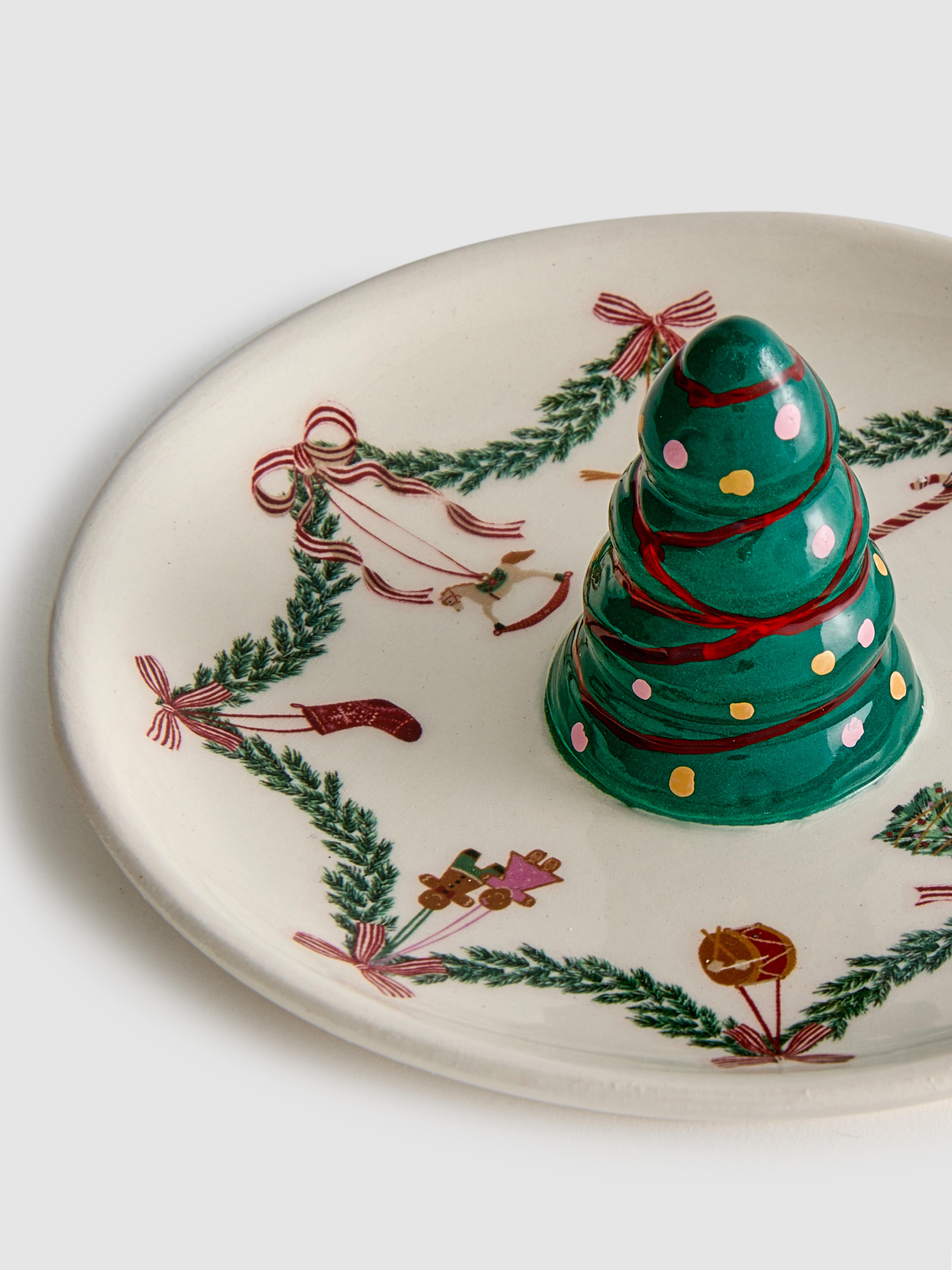 Christmas Tree Trinket Dish