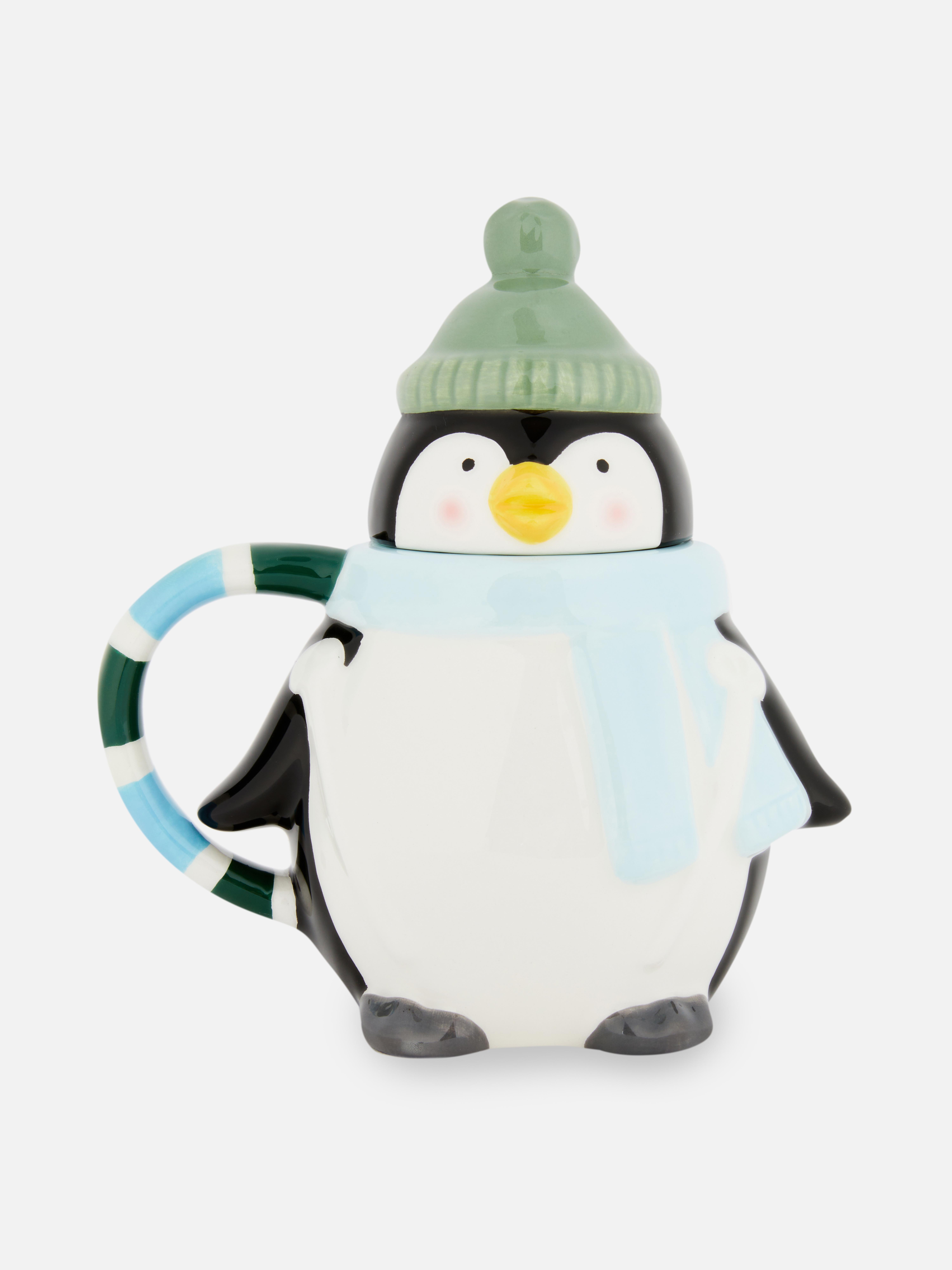 Penguin Mug With Lid