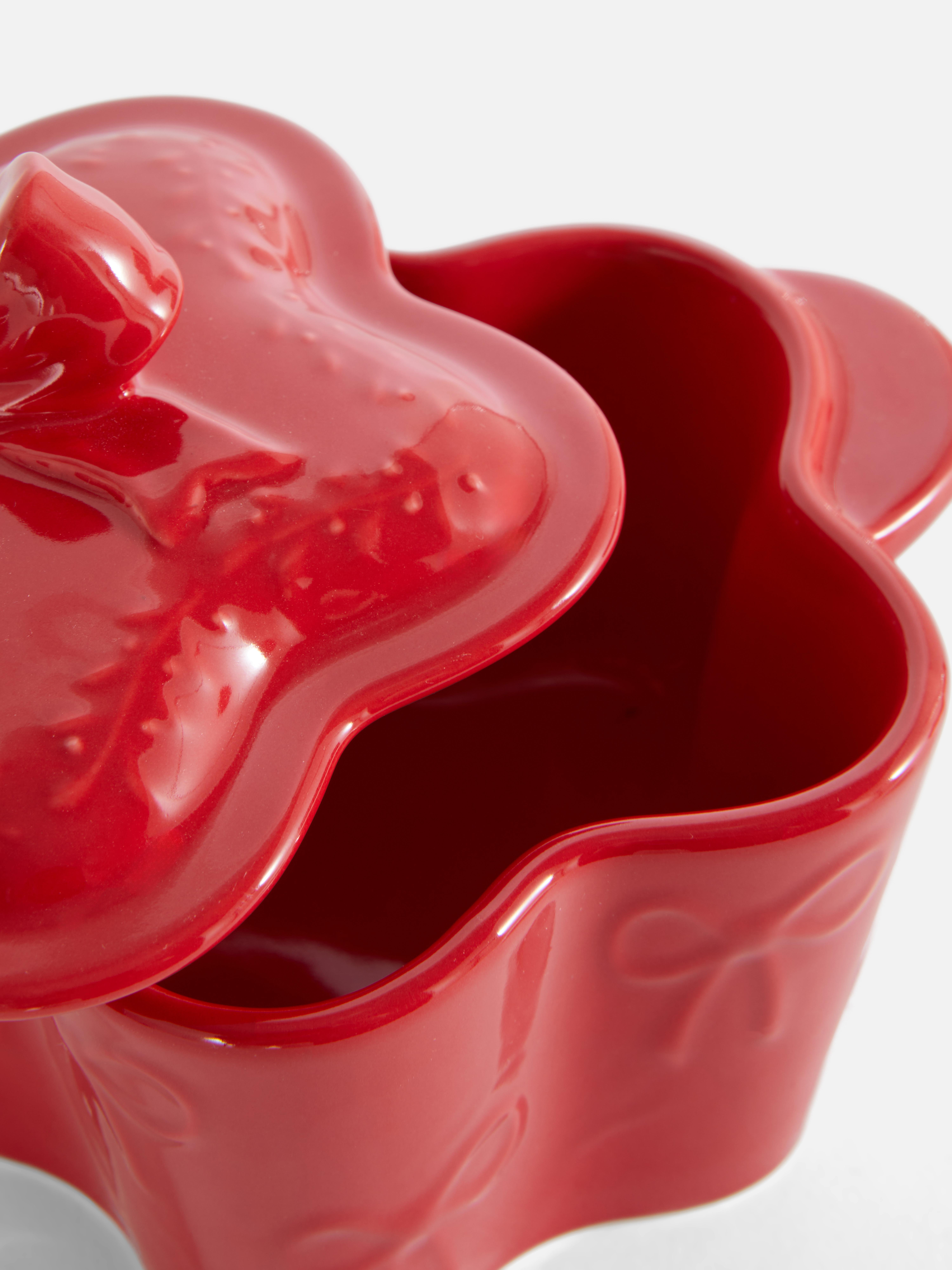 Kleine Auflaufform mit Schleife