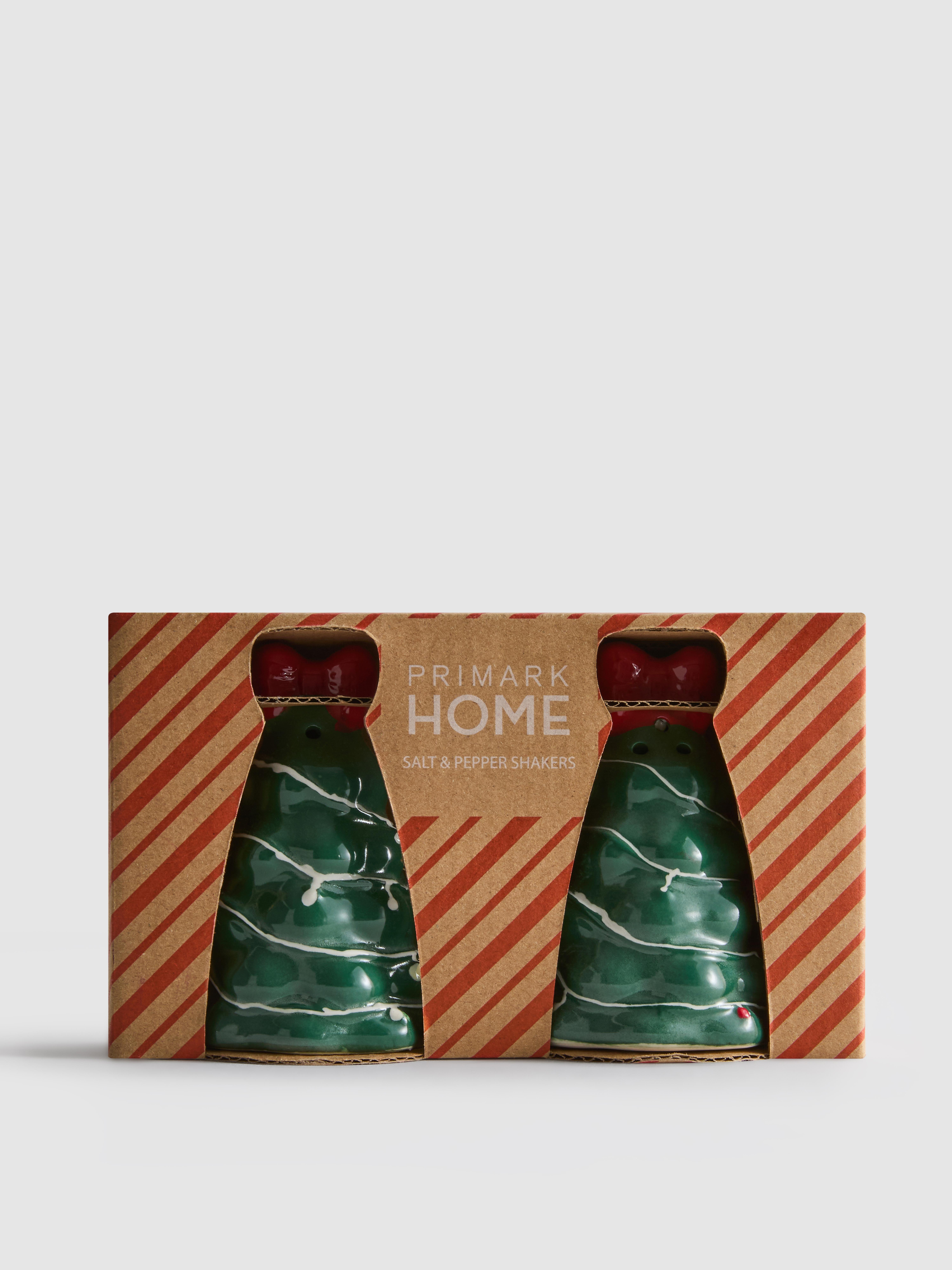 Salz- und Pfefferstreuer in Weihnachtsbaumform, 2er-Pack
