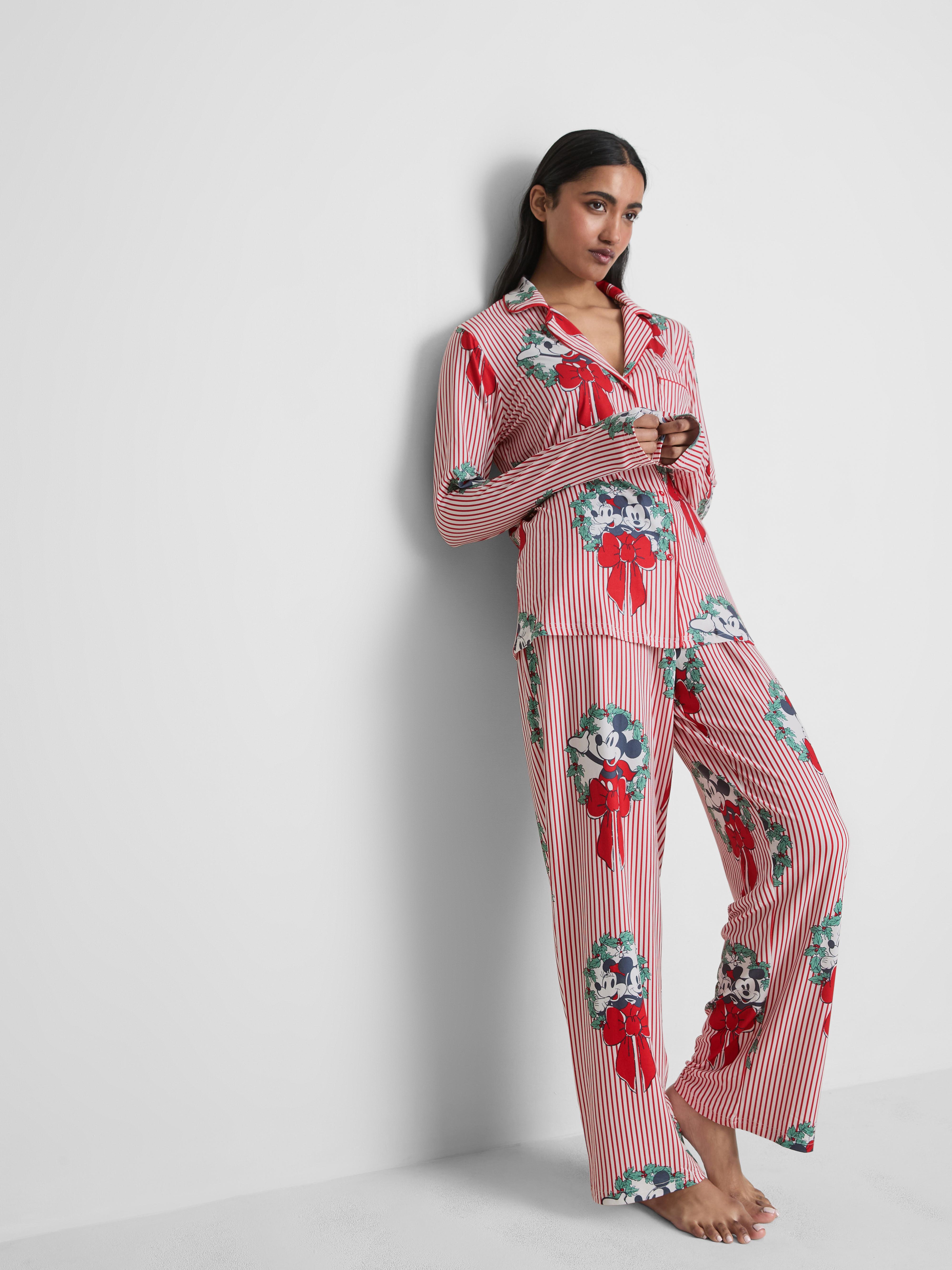 Women's Disney’s Mickey Mouse Family Twinning Boyfriend Pyjamas