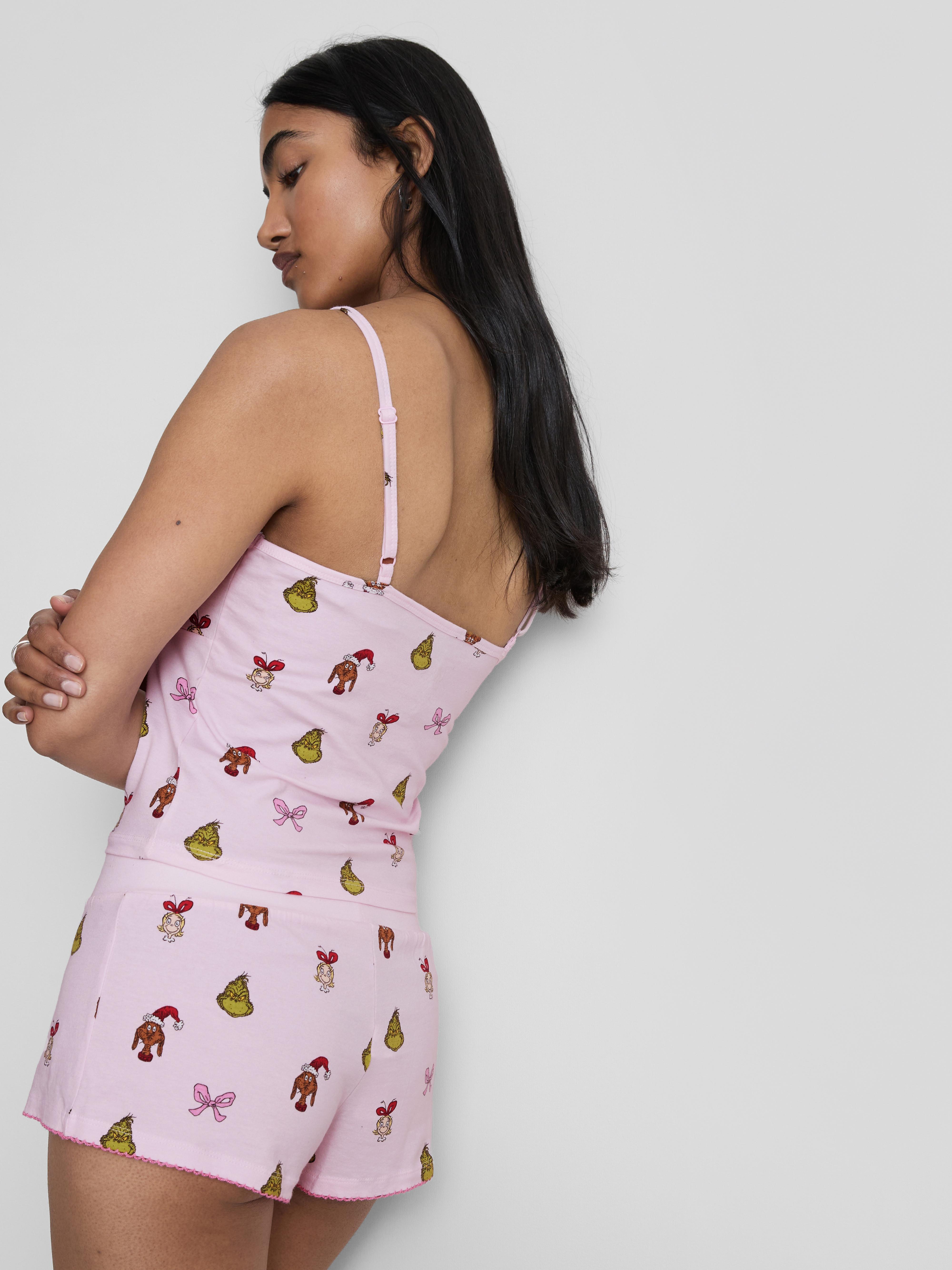 The Grinch Cotton Christmas Shorty Pajamas