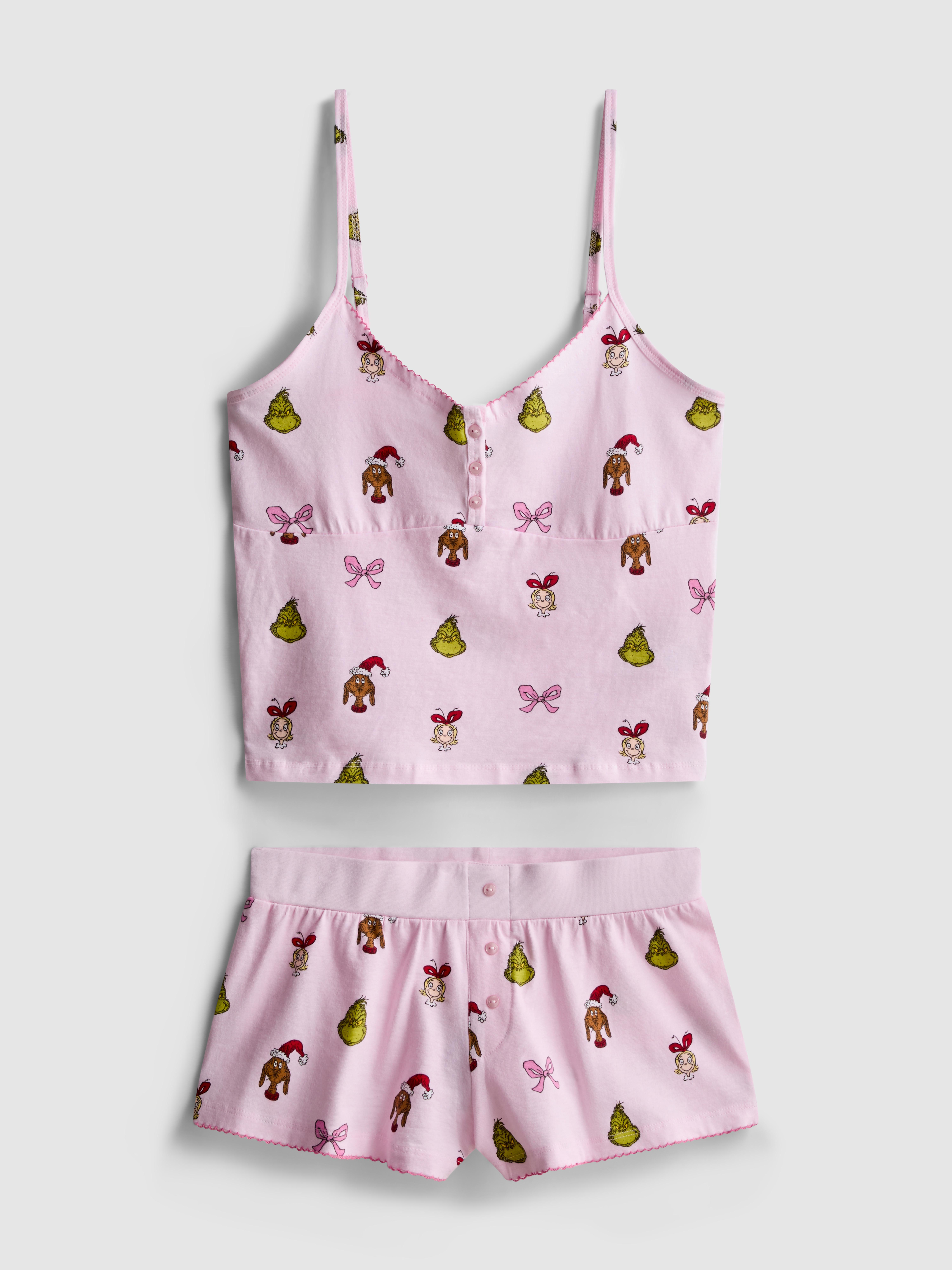 The Grinch Cotton Christmas Shorty Pyjamas
