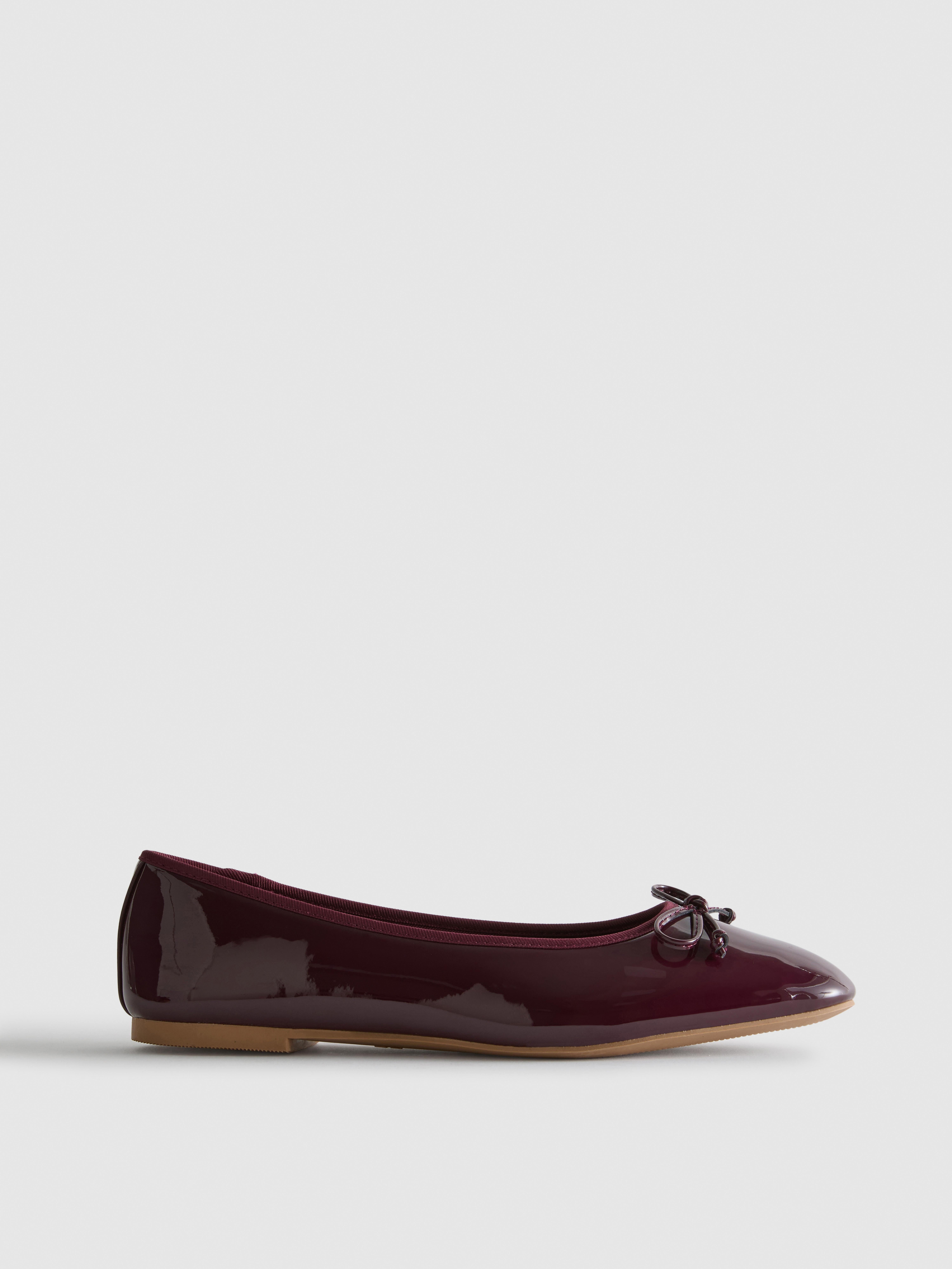Patent Ballet Flats