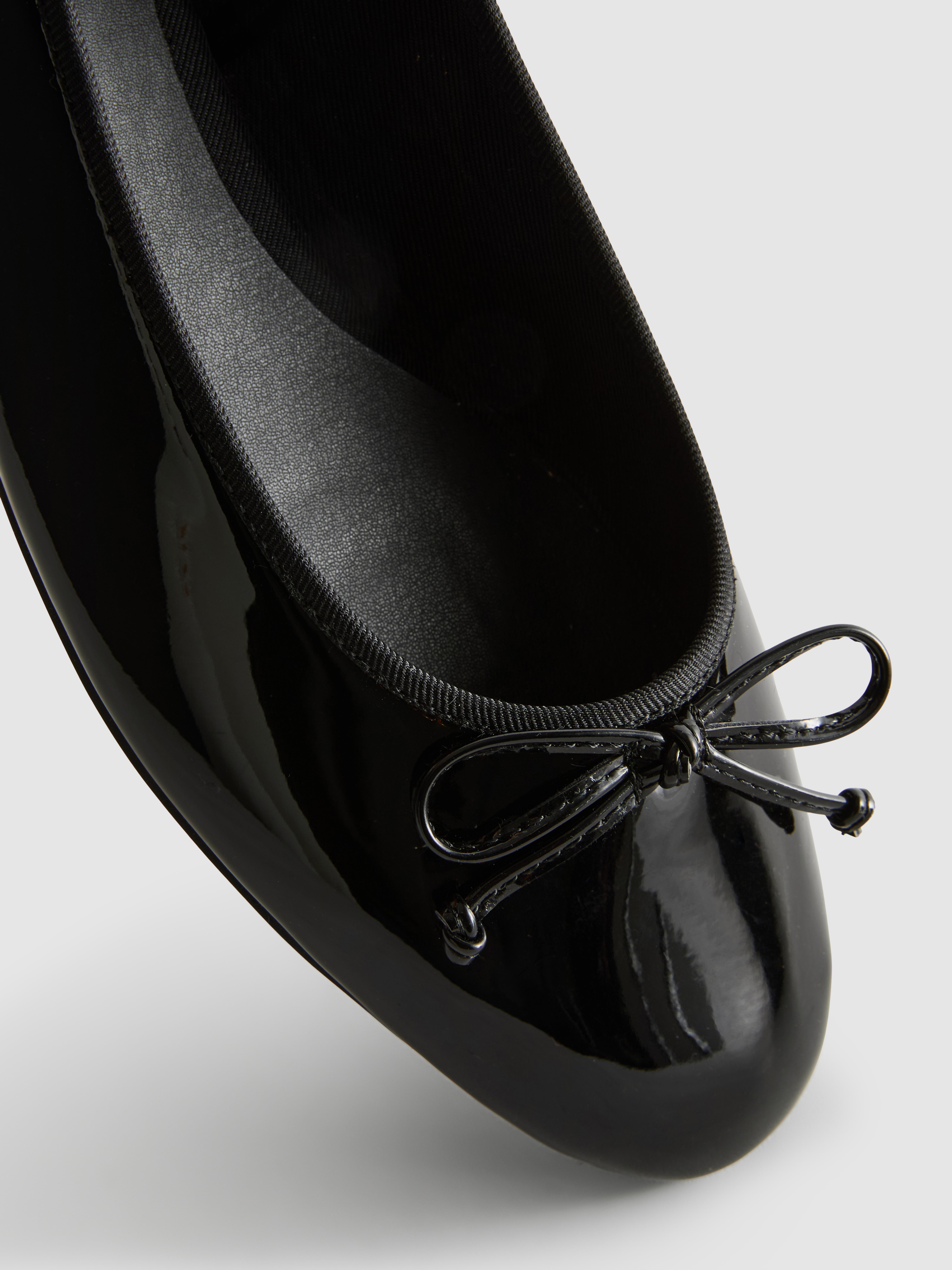 Patent Ballet Flats