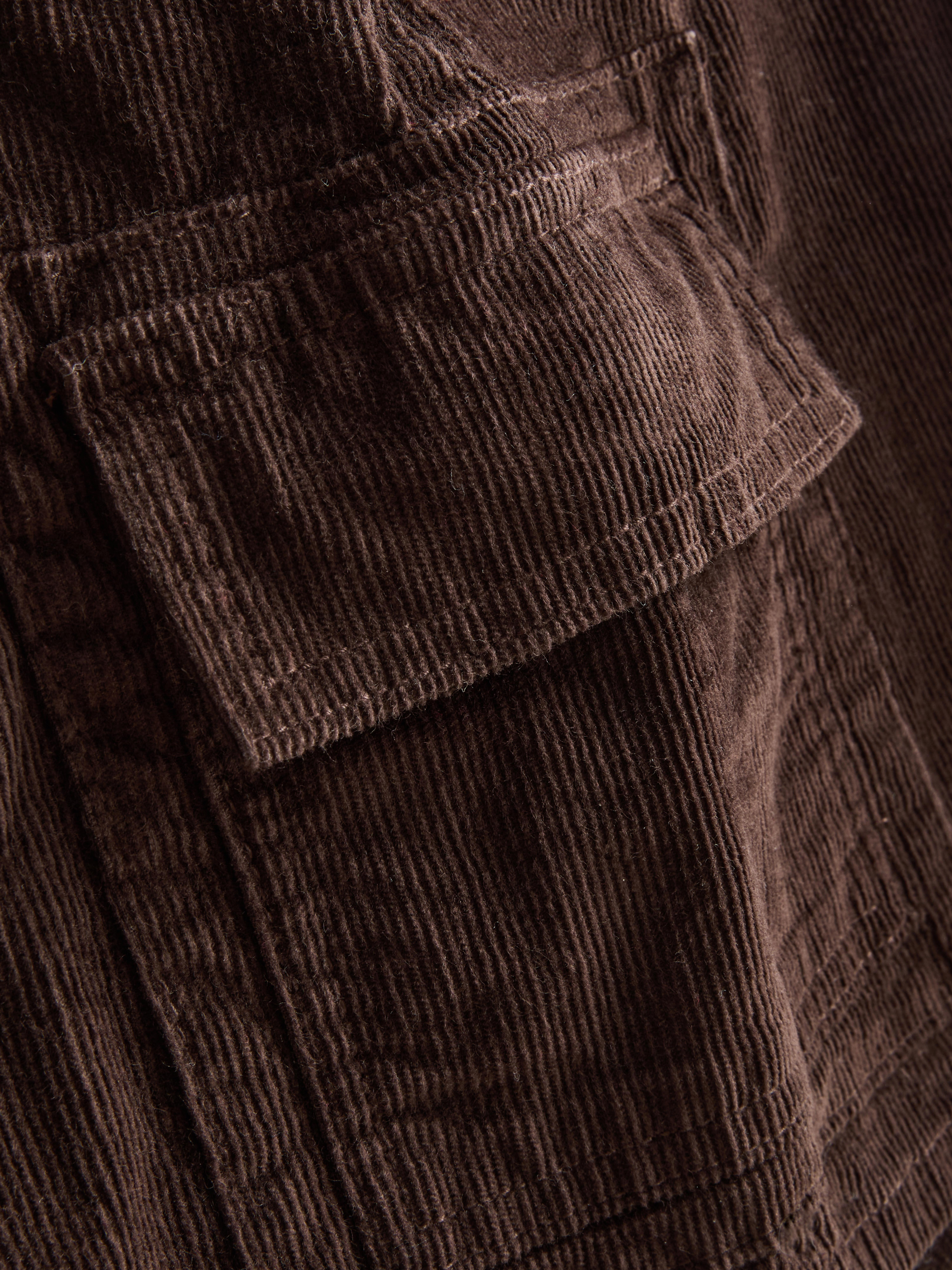 Corduroy Buckle Mini Skirt