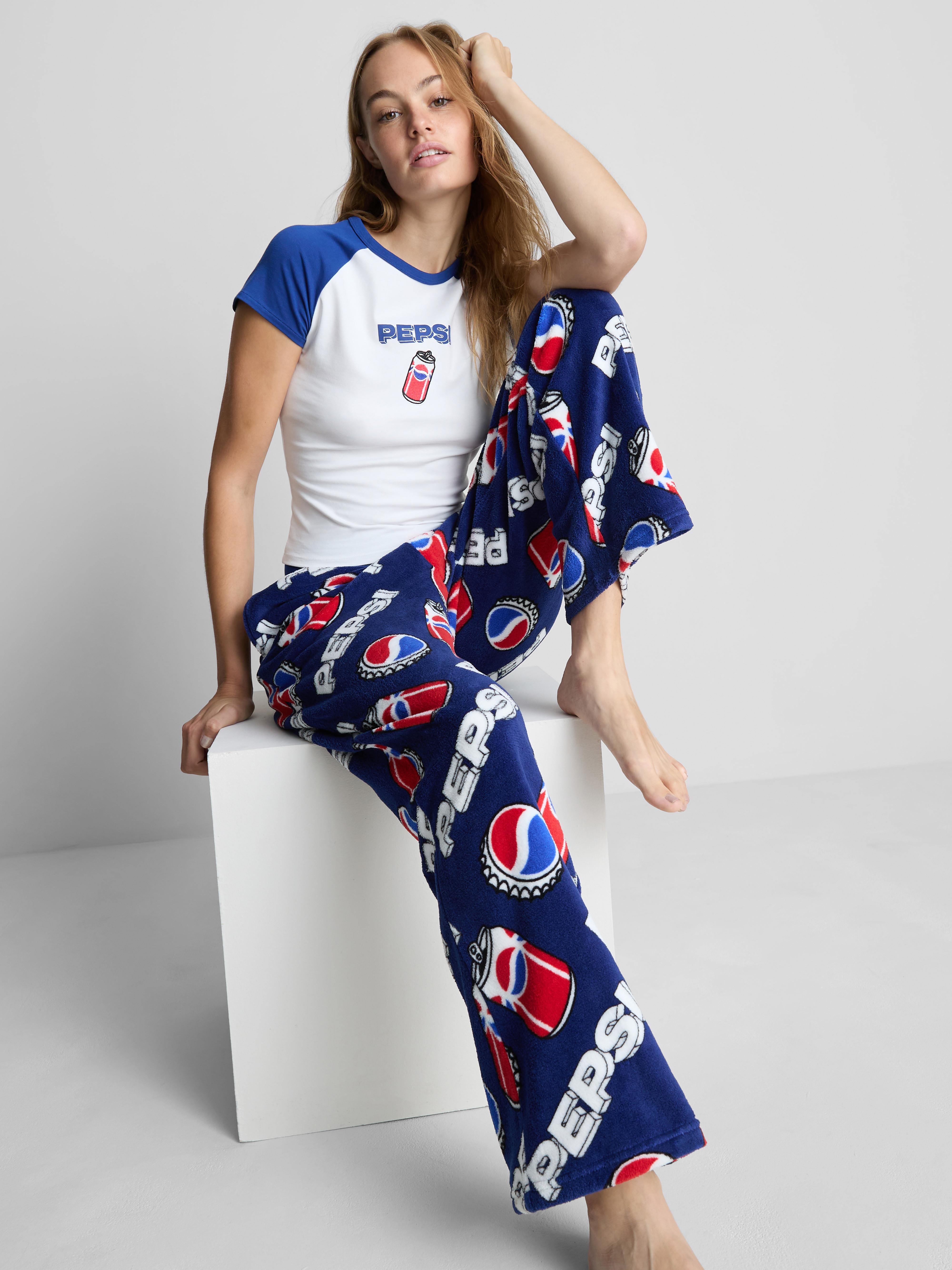 Pepsi Plush Graphic Pyjama Bottoms