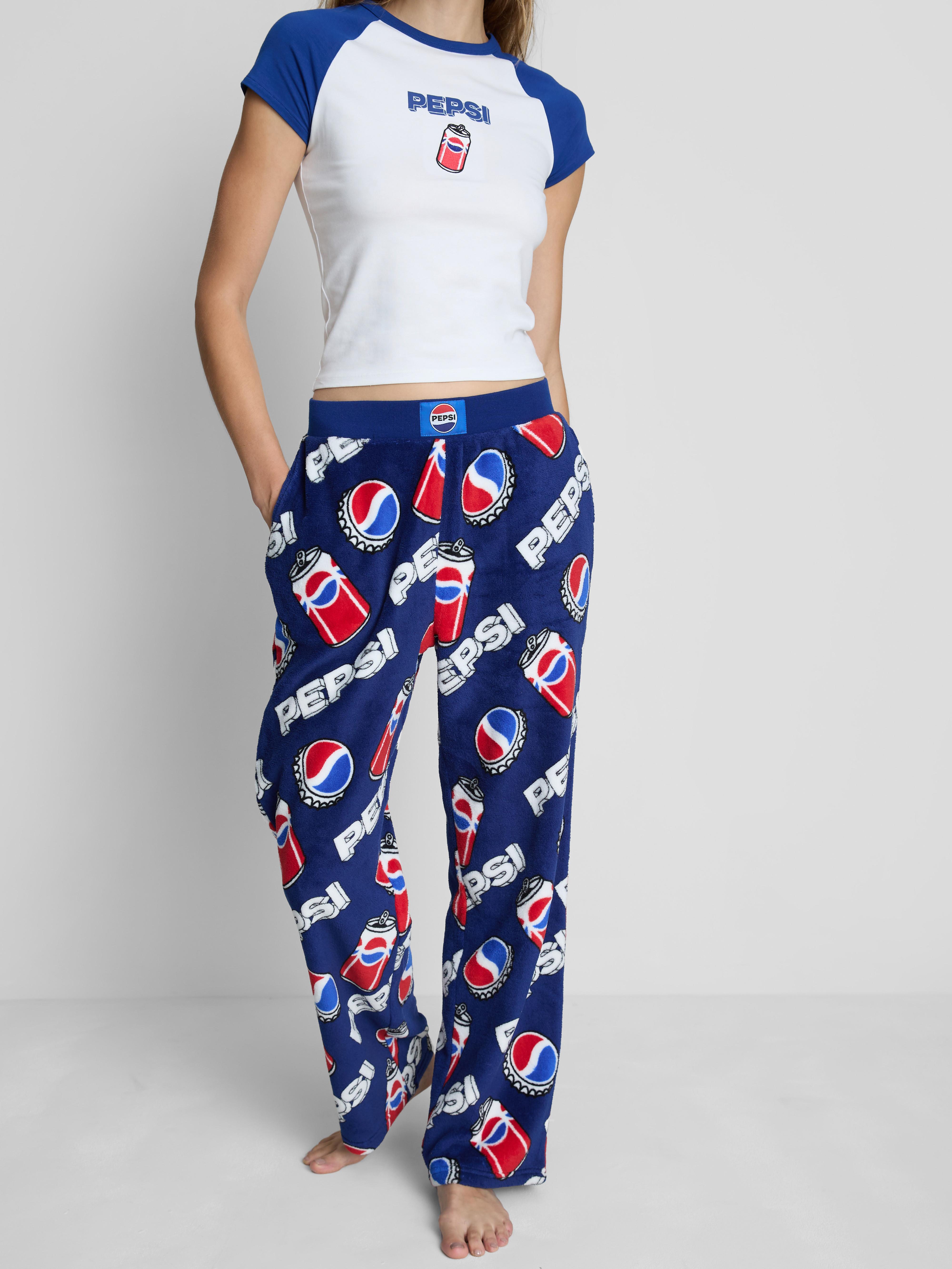 Pepsi Plush Graphic Pyjama Bottoms
