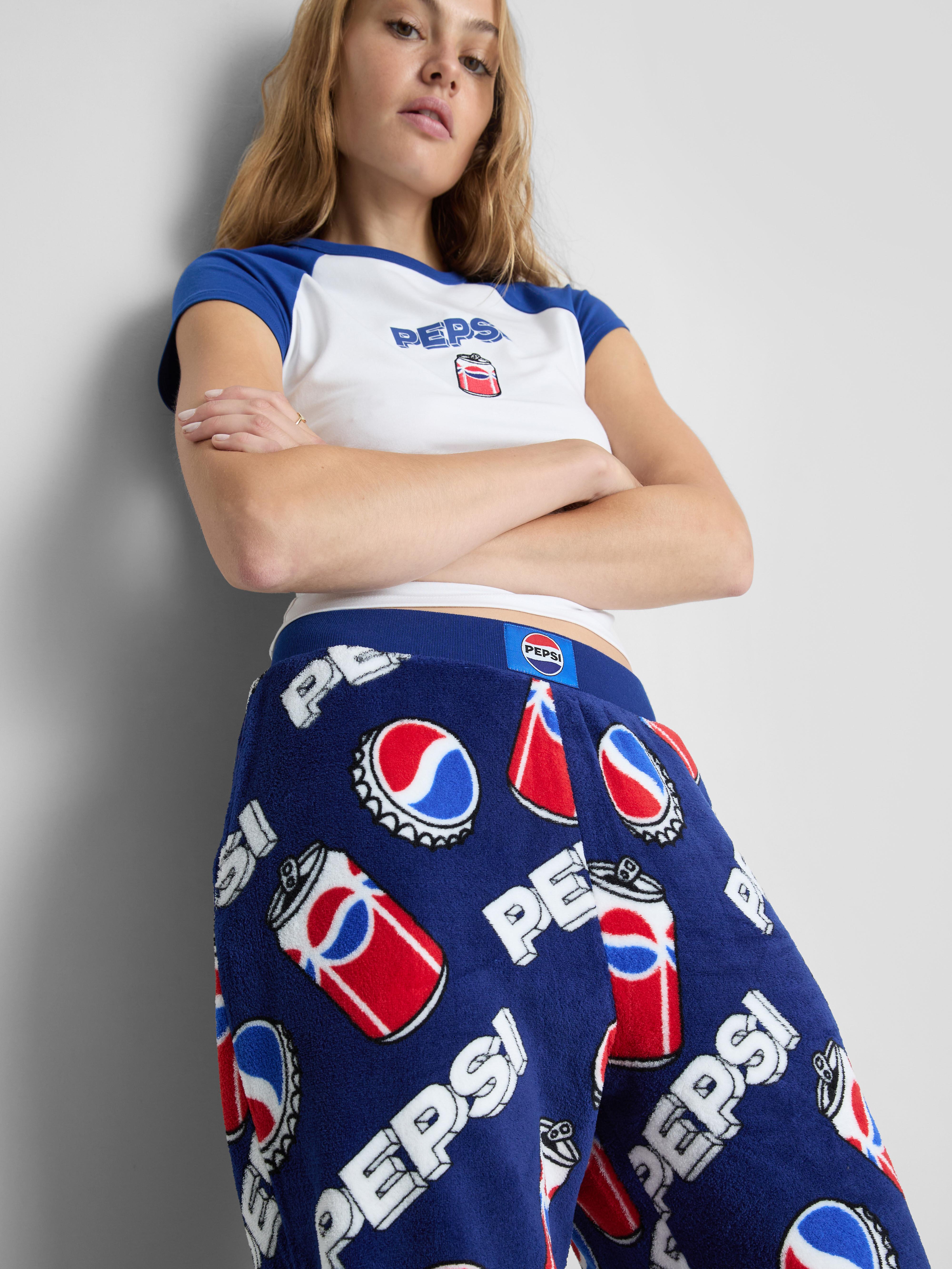 Pepsi Plush Graphic Pyjama Bottoms