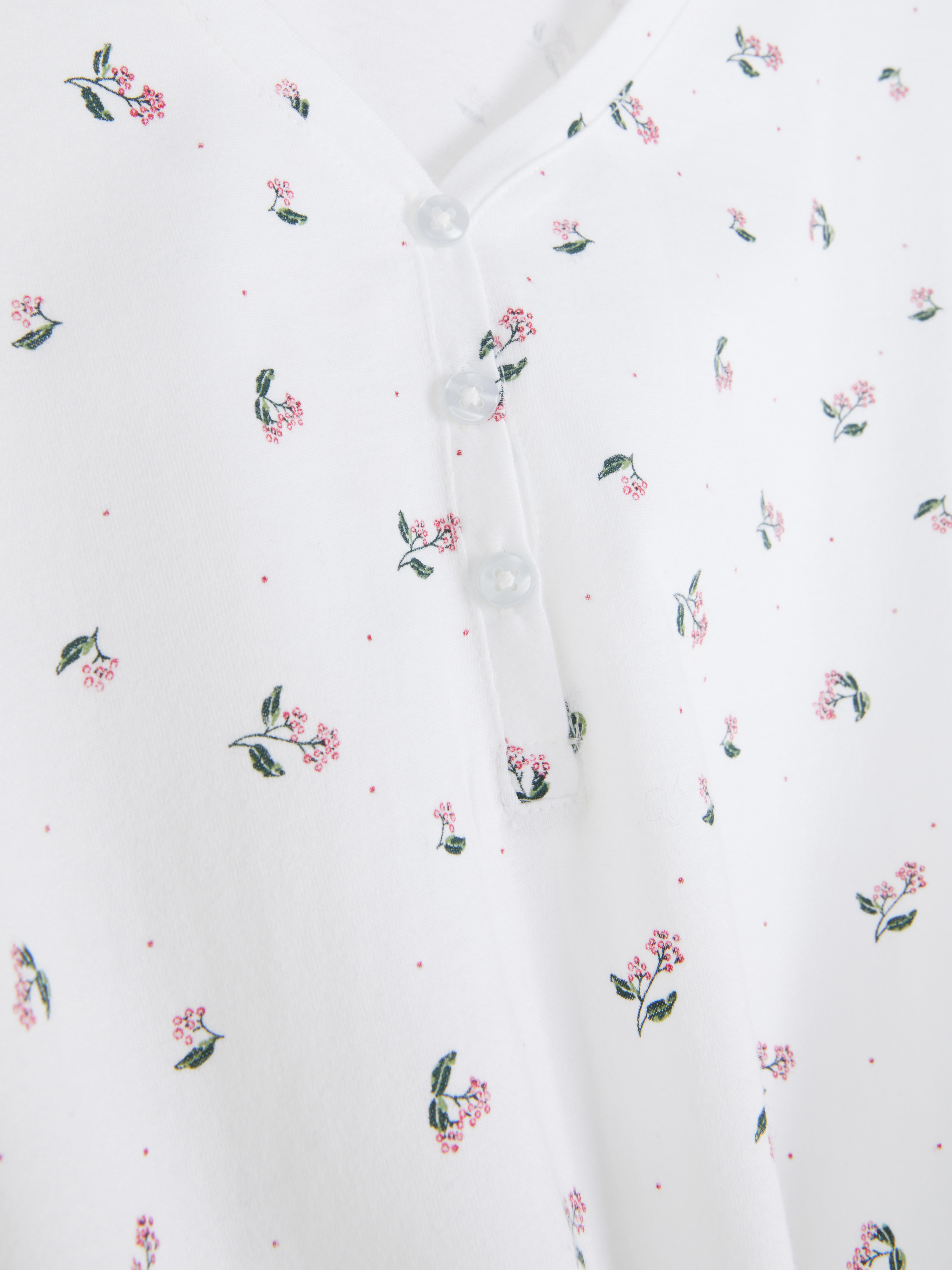 Ditsy Print Night Dress
