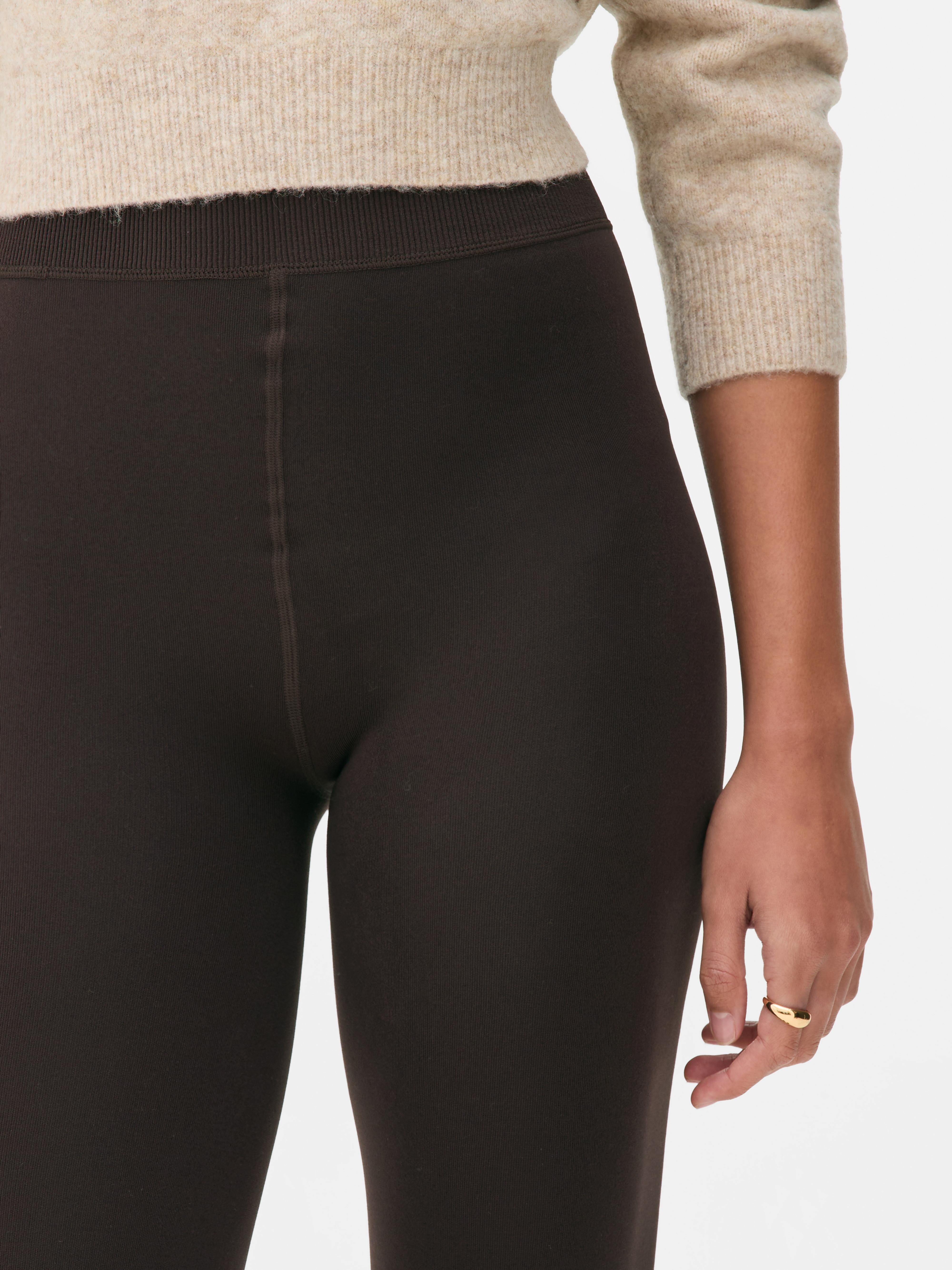 Samtig weiche Strumpfhose in Braun