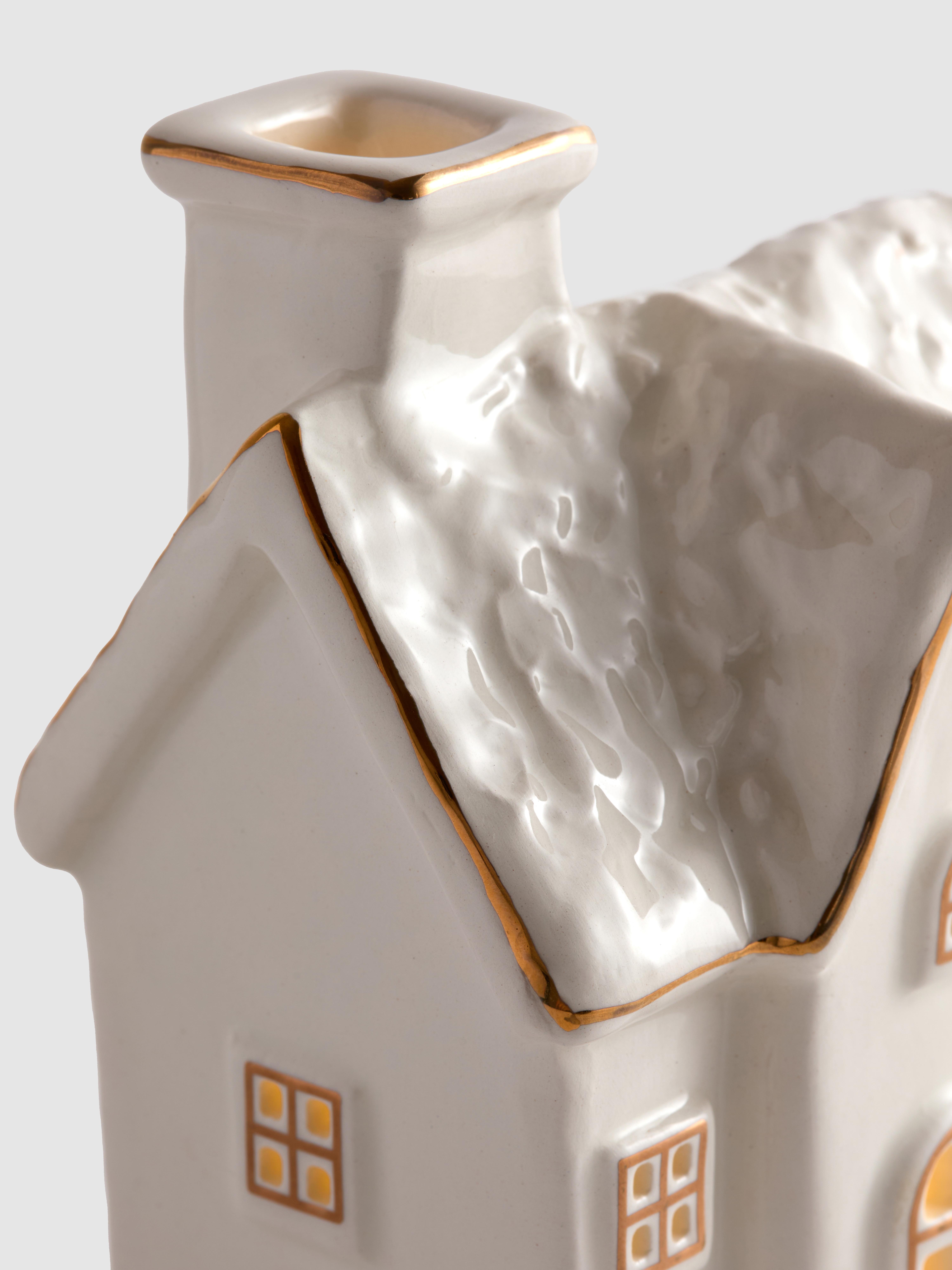 Small LED Christmas House Ornament