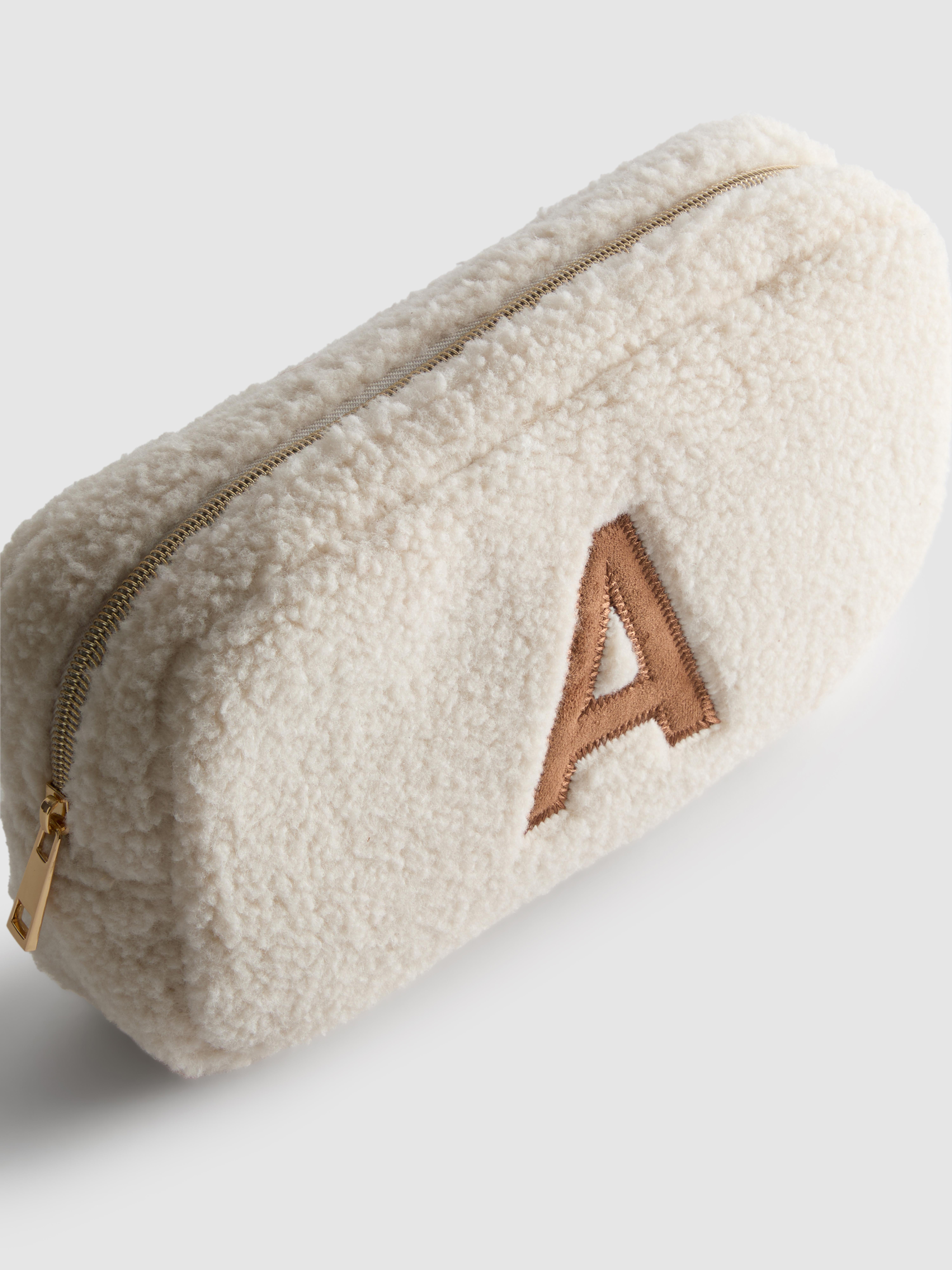 Borg Initial Makeup Bag