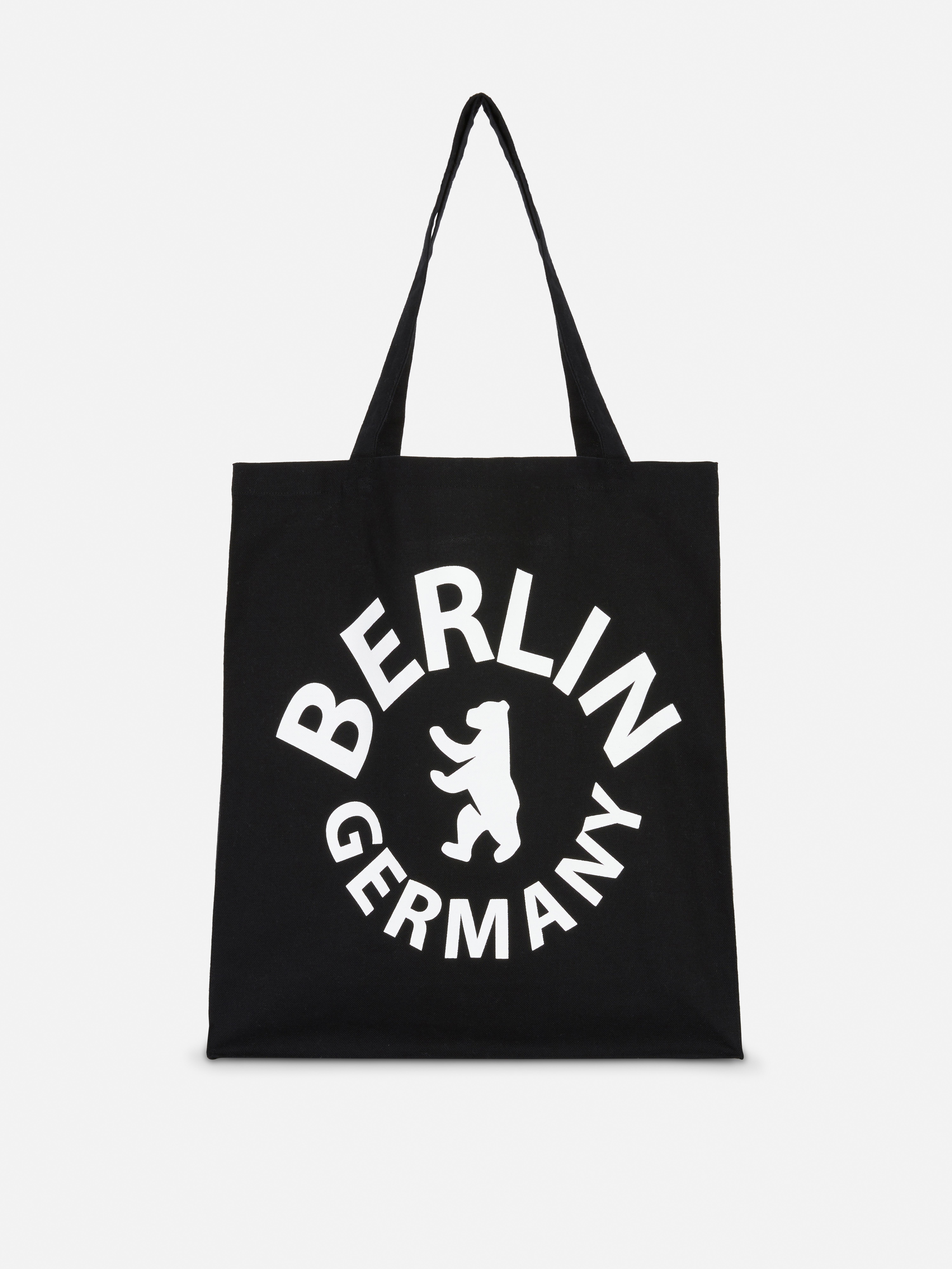 Baumwoll-Einkaufstasche mit Städte-Print