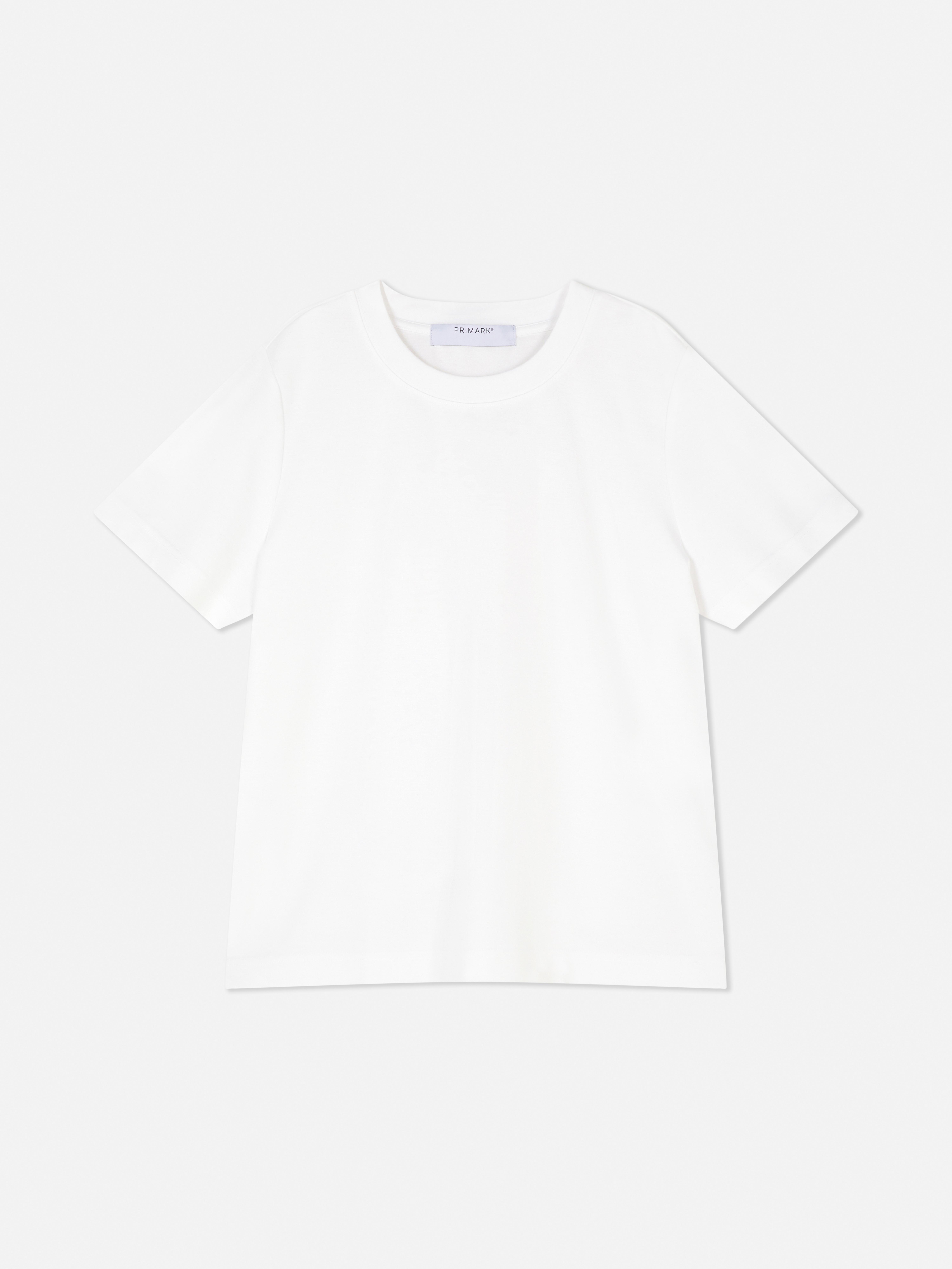 Basic T-shirt met ronde hals