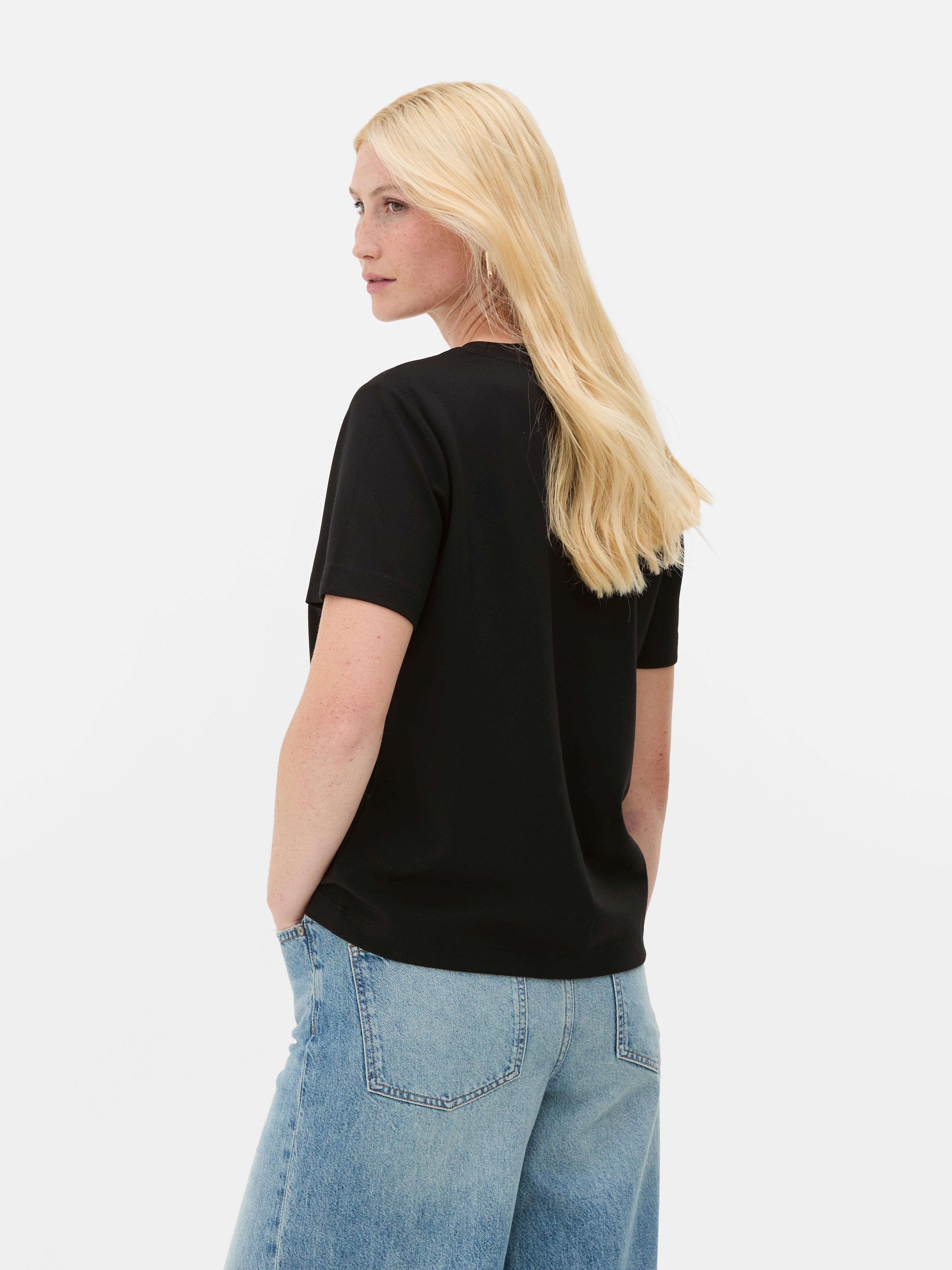 Essential T-Shirt mit Rundhalsausschnitt