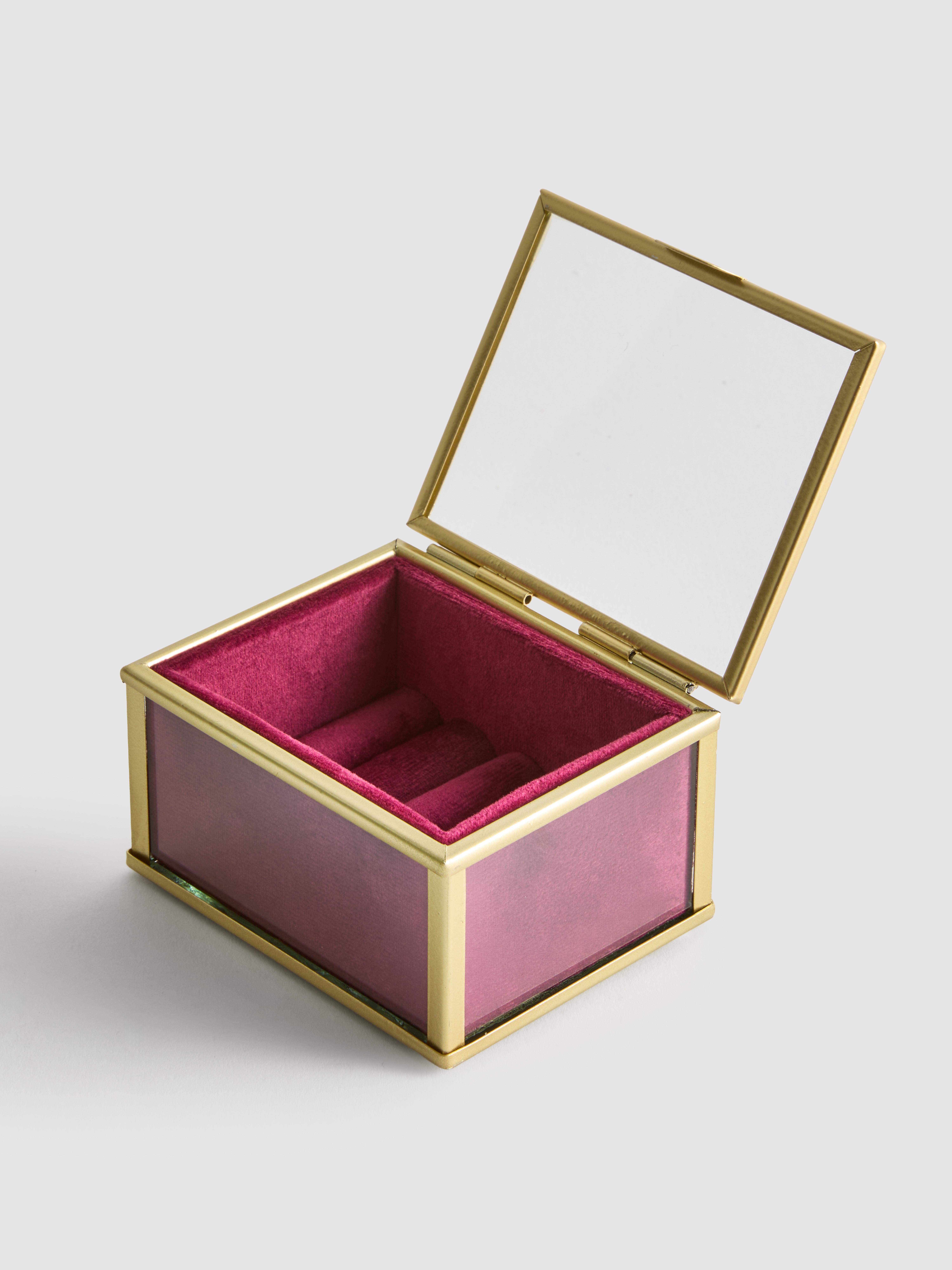 Boîte à bijoux matelassée