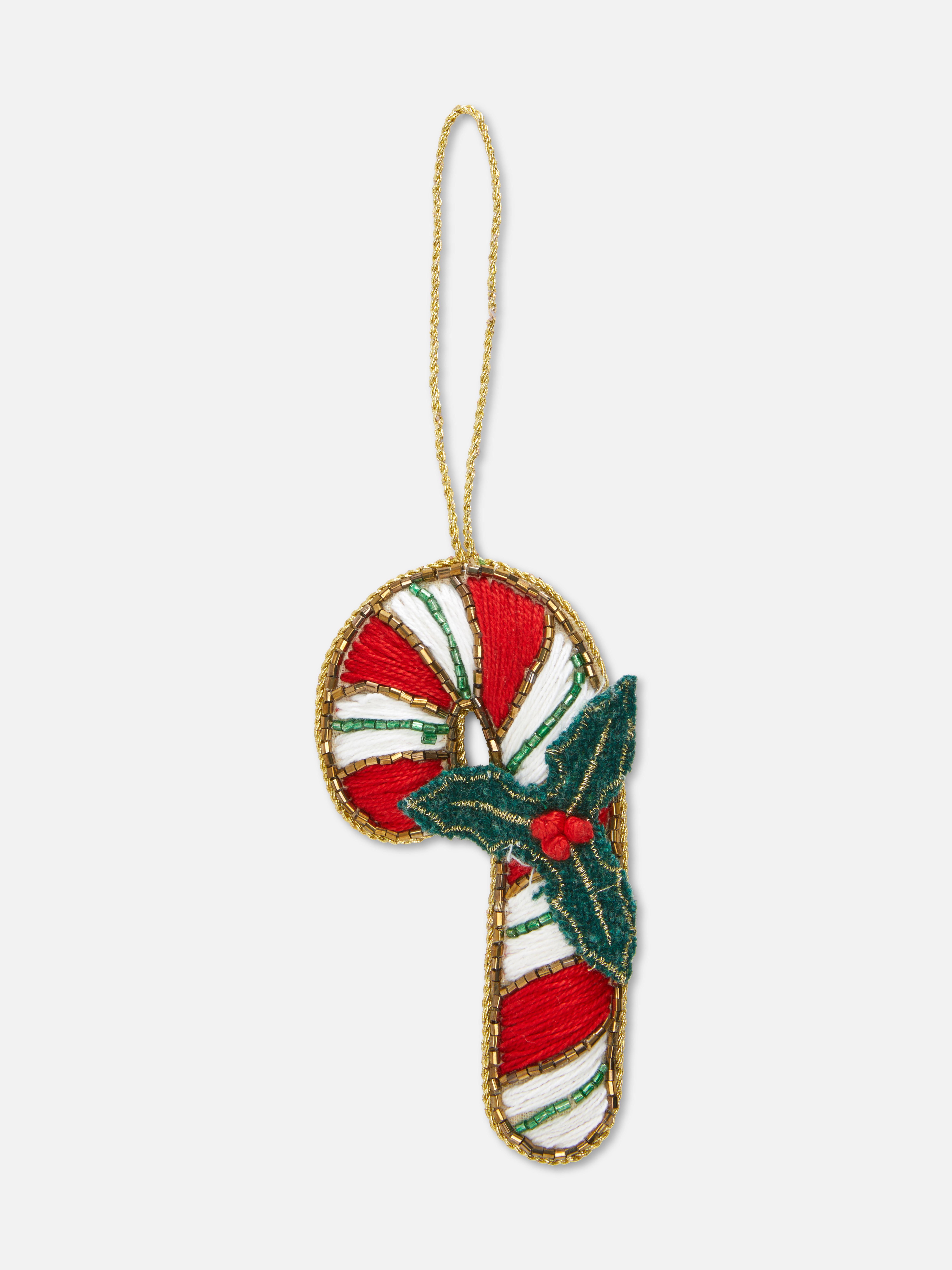 Beaded Hanging Christmas Decoration