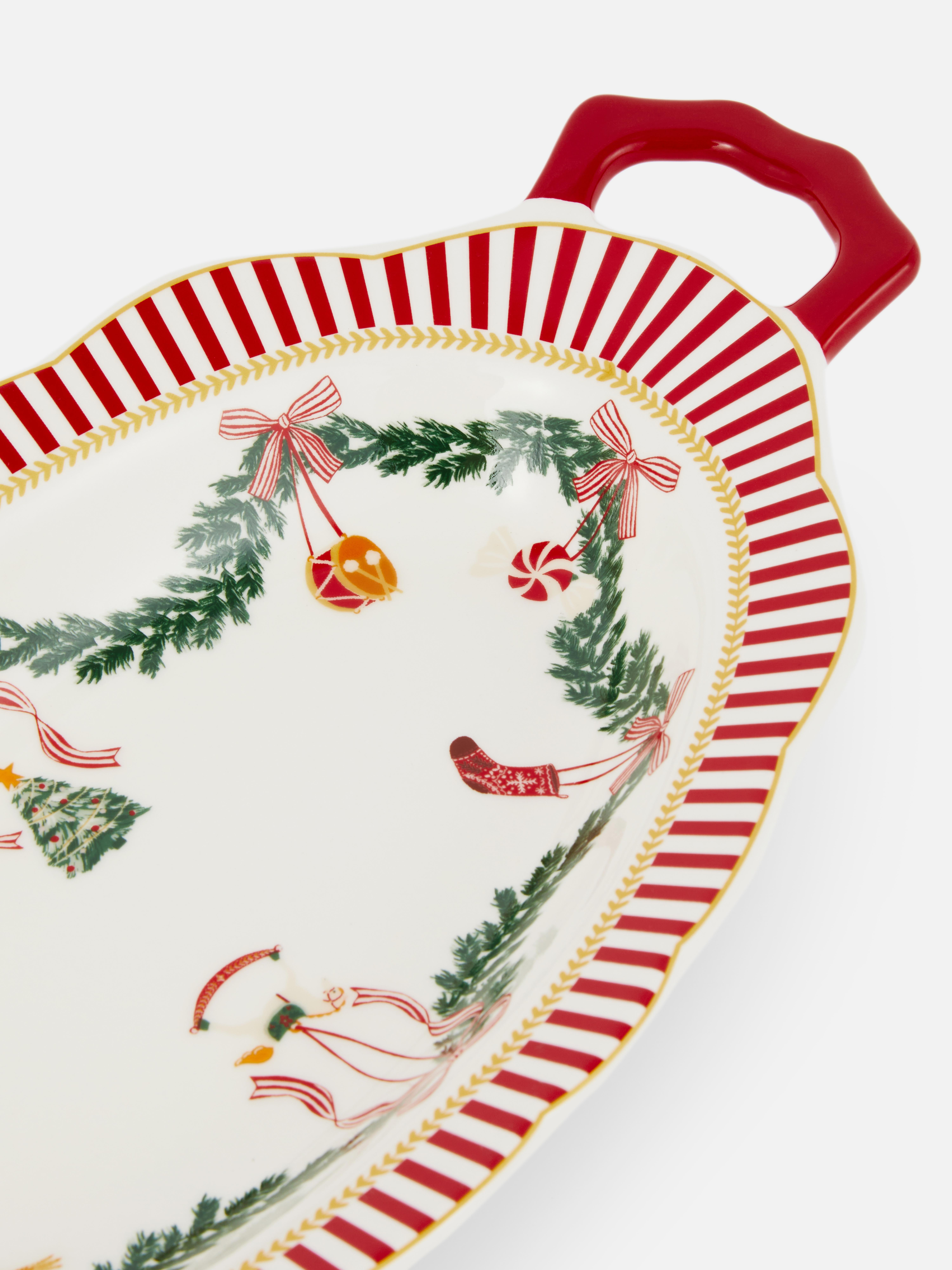 Large Christmas Serving Platter