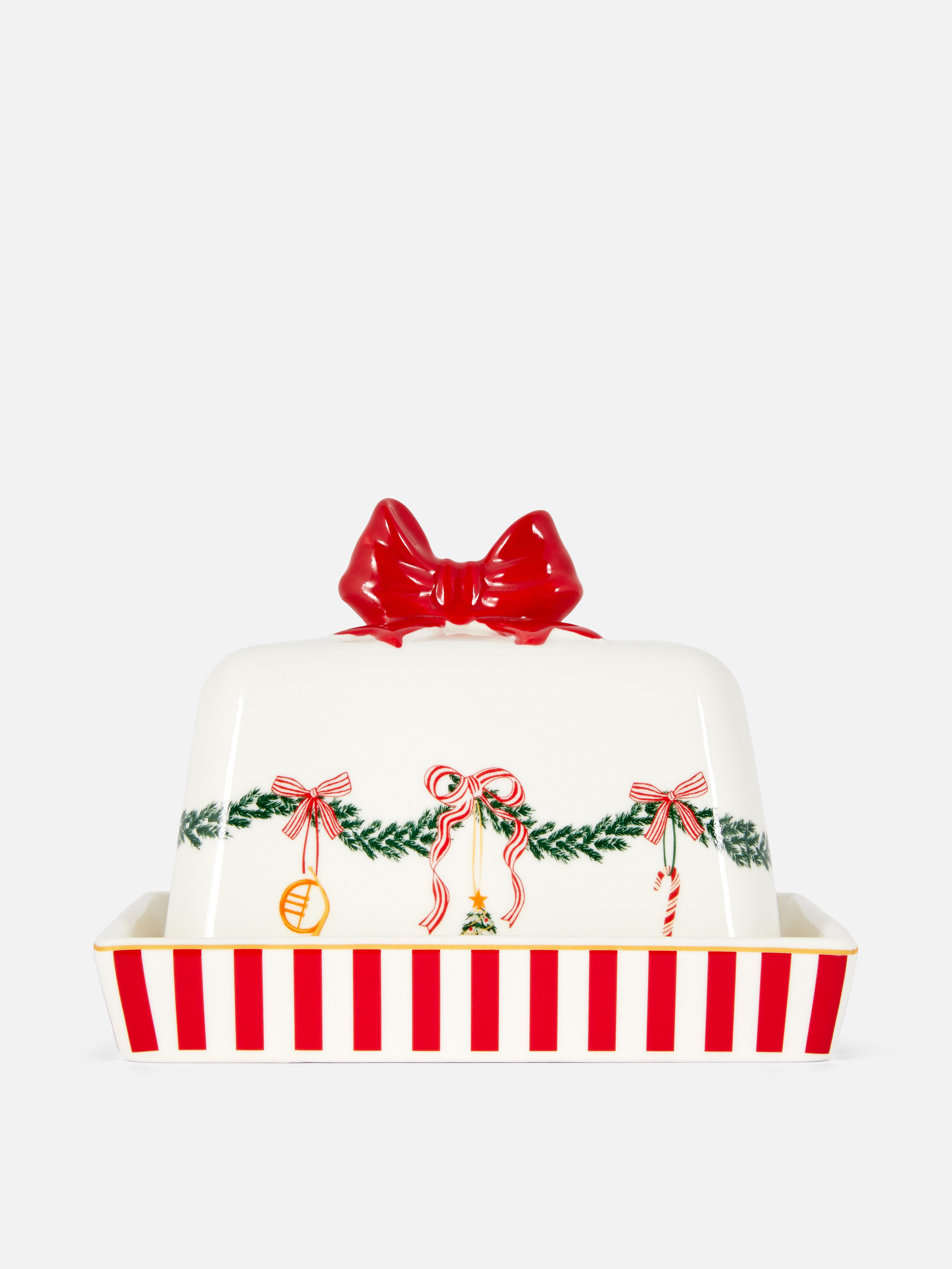 Christmas Butter Dish