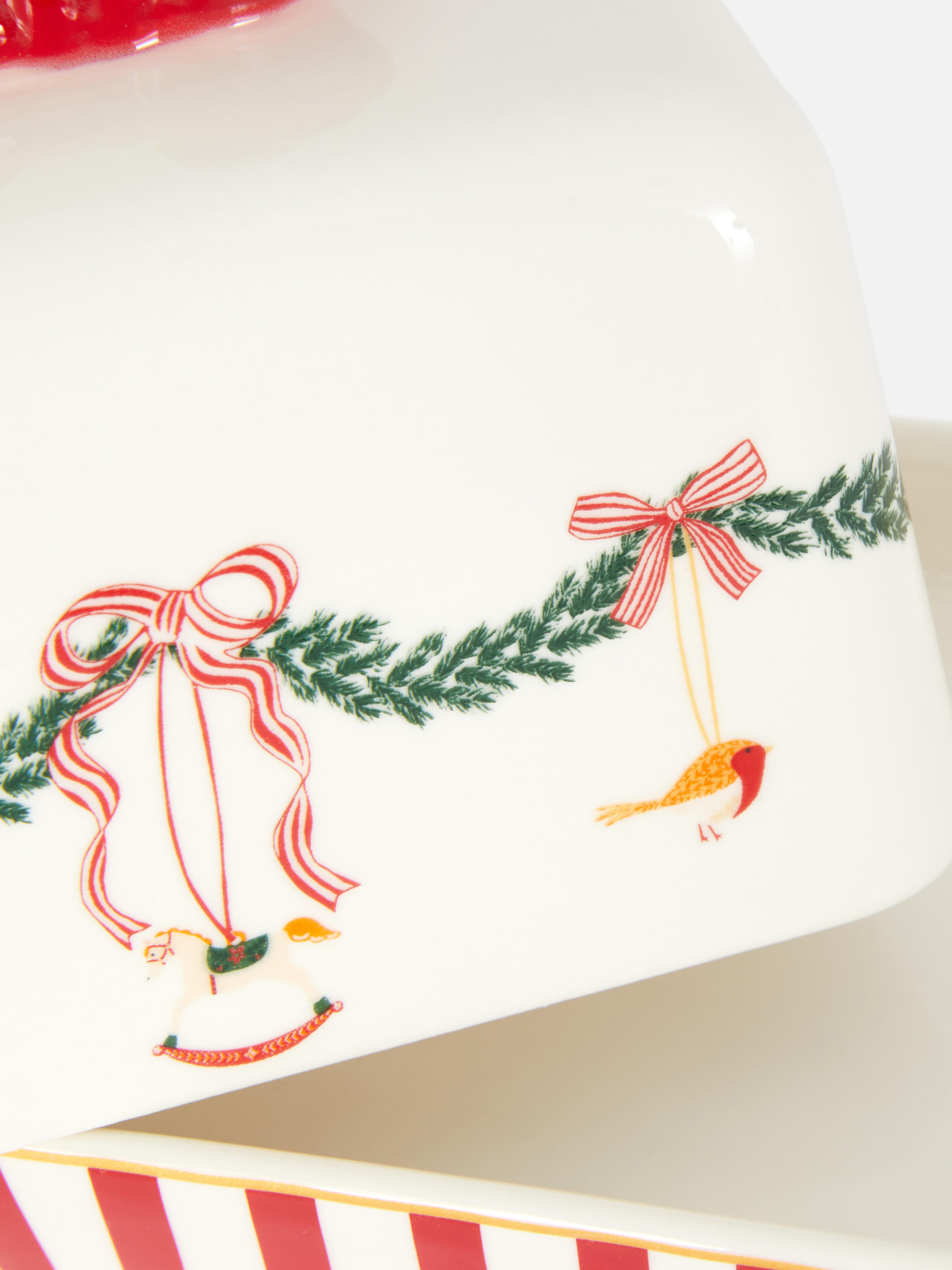Christmas Butter Dish