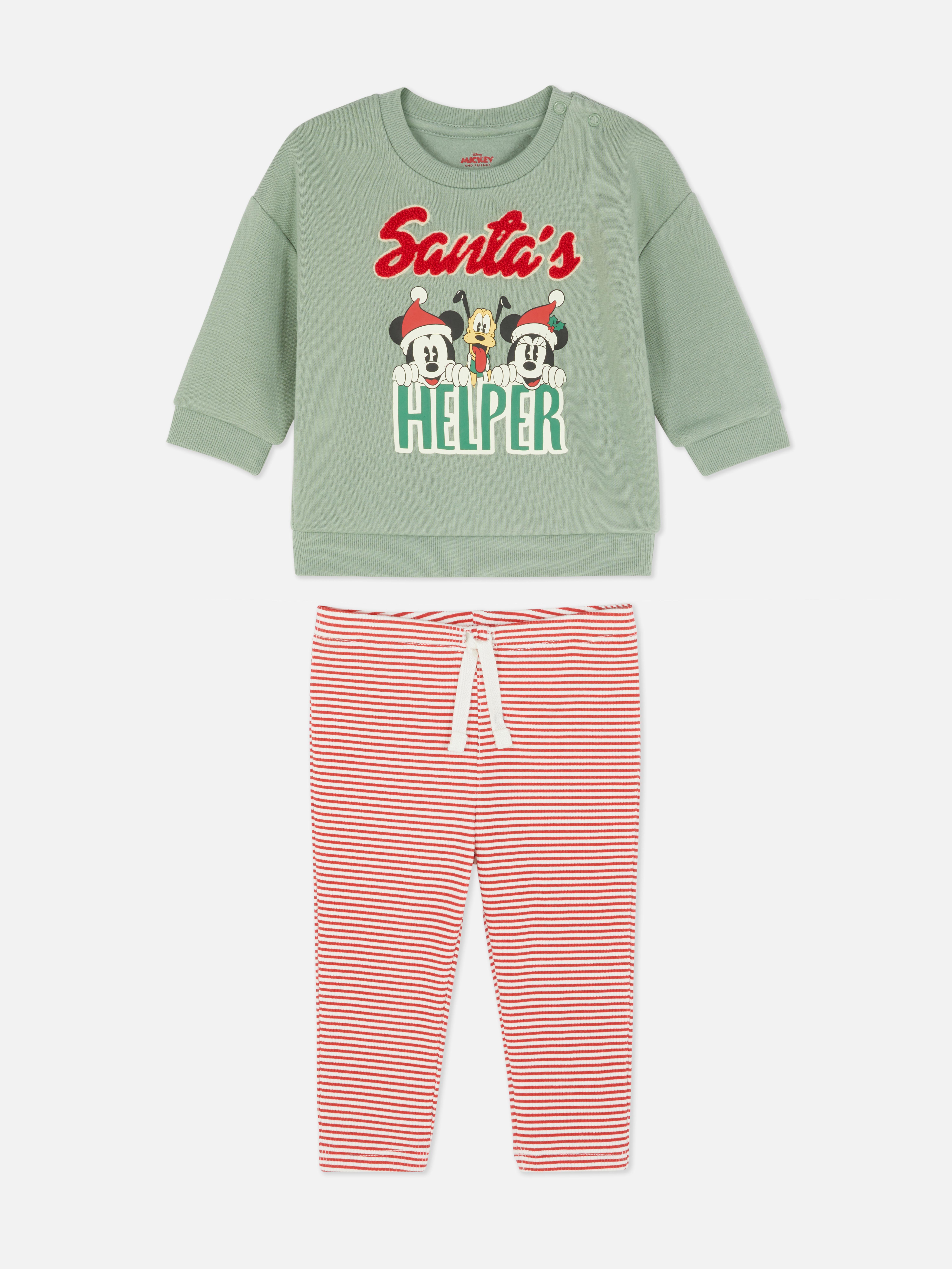 0-36mths | Disney’s Mickey Mouse and Friends Christmas Sweatshirt and Leggings Set