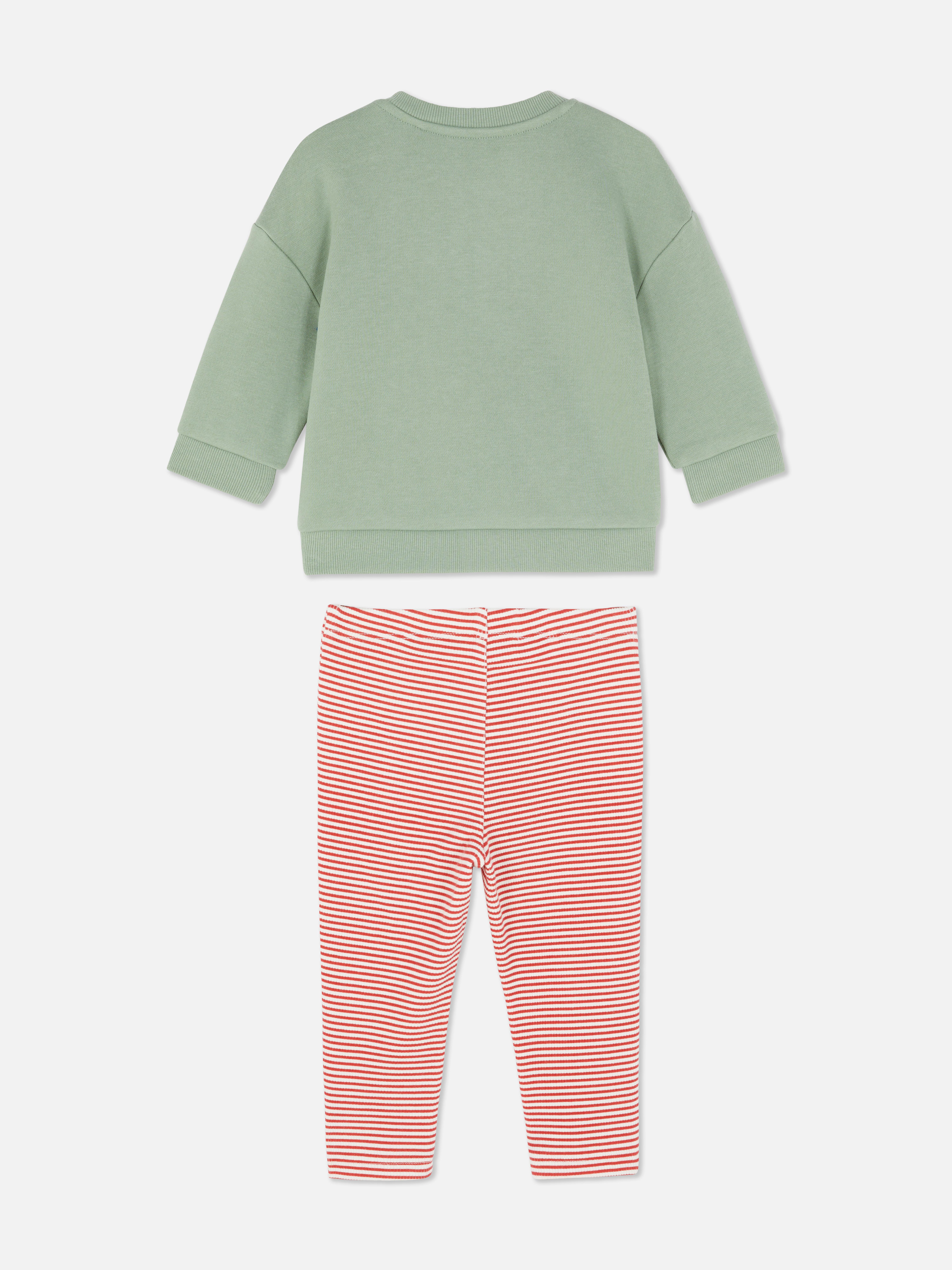 0-36mths | Disney’s Mickey Mouse and Friends Christmas Sweatshirt and Leggings Set