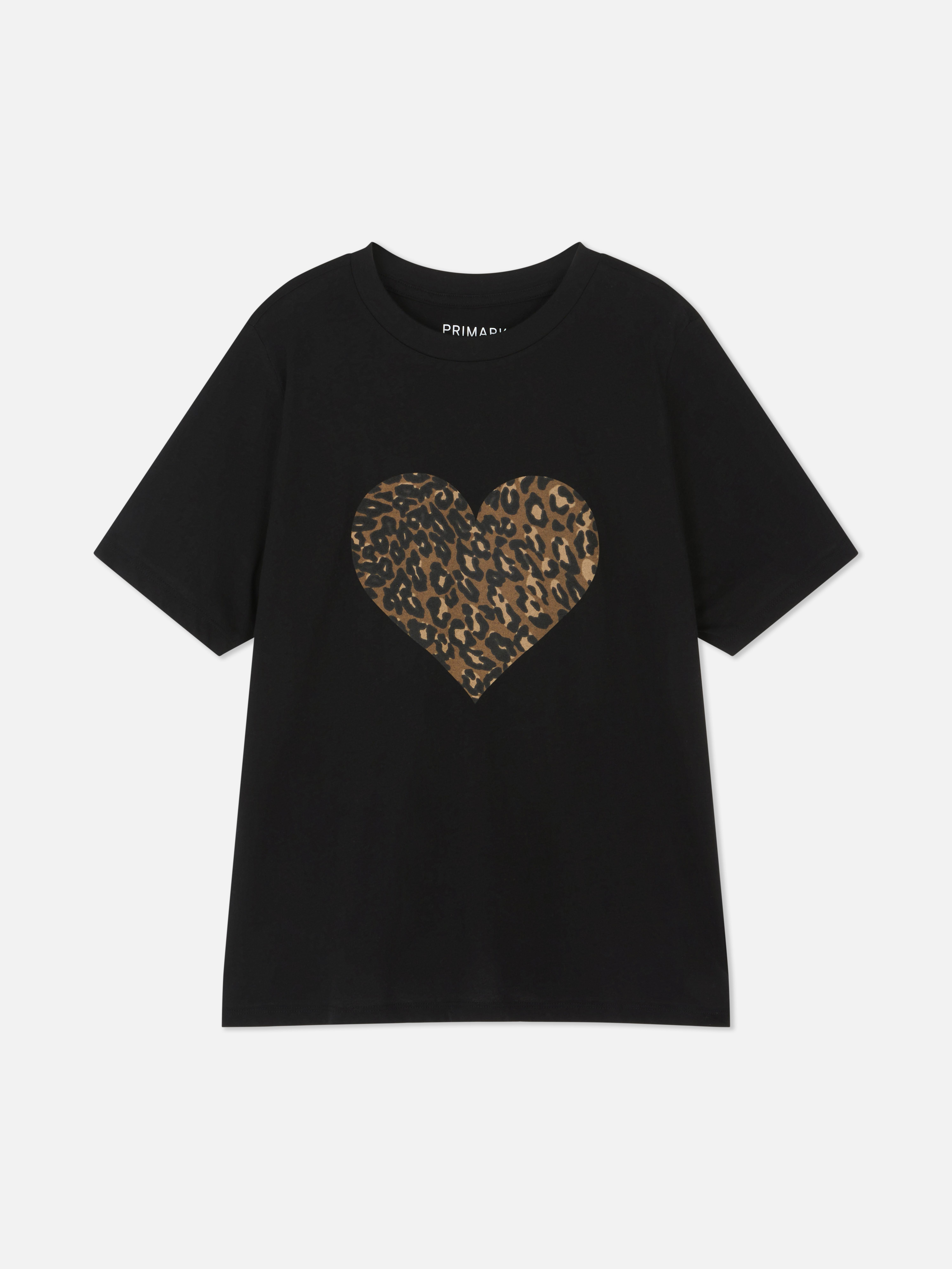 Katoenen T-shirt met korte mouwen en print