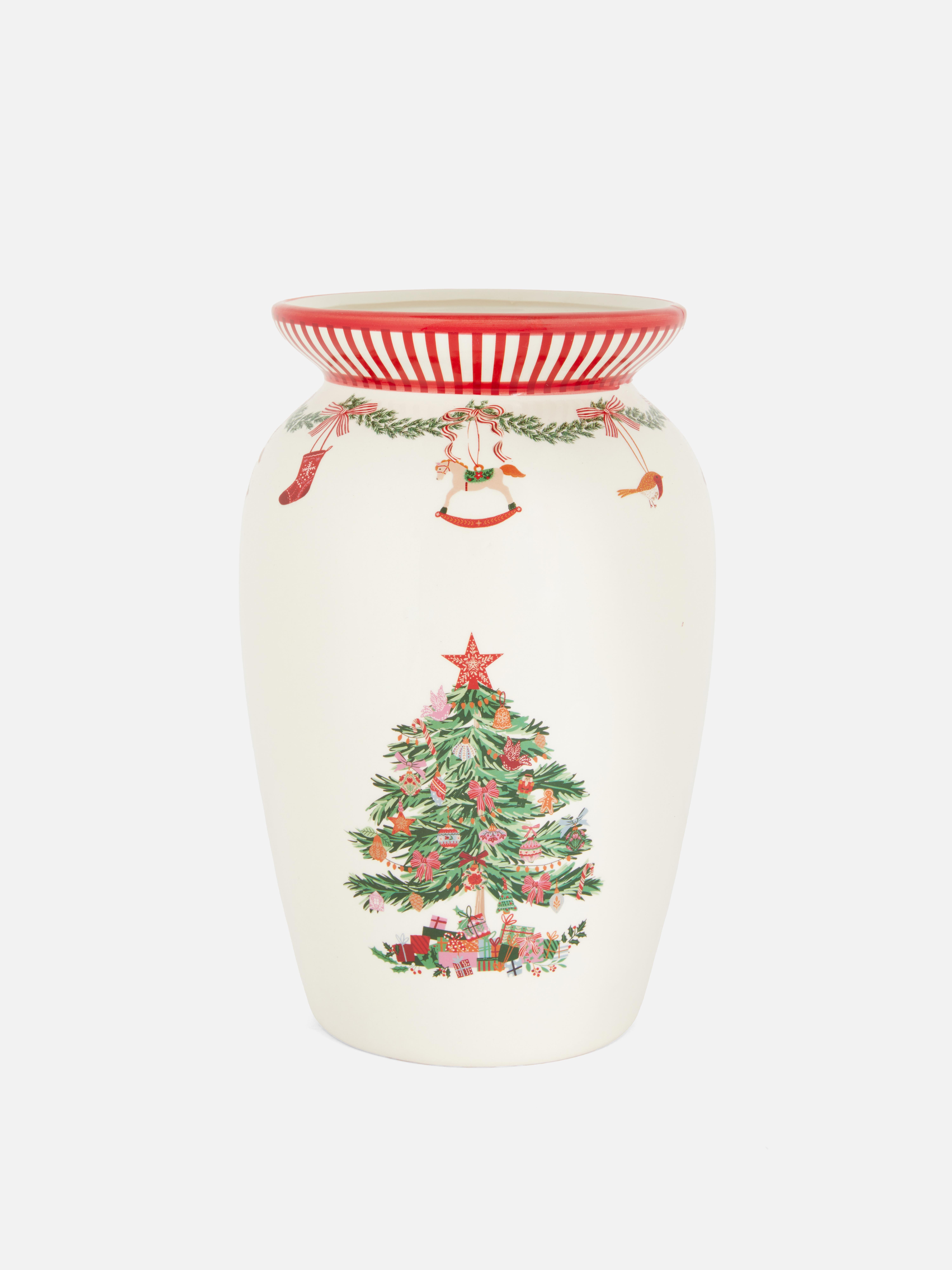 Weihnachtliche Vase