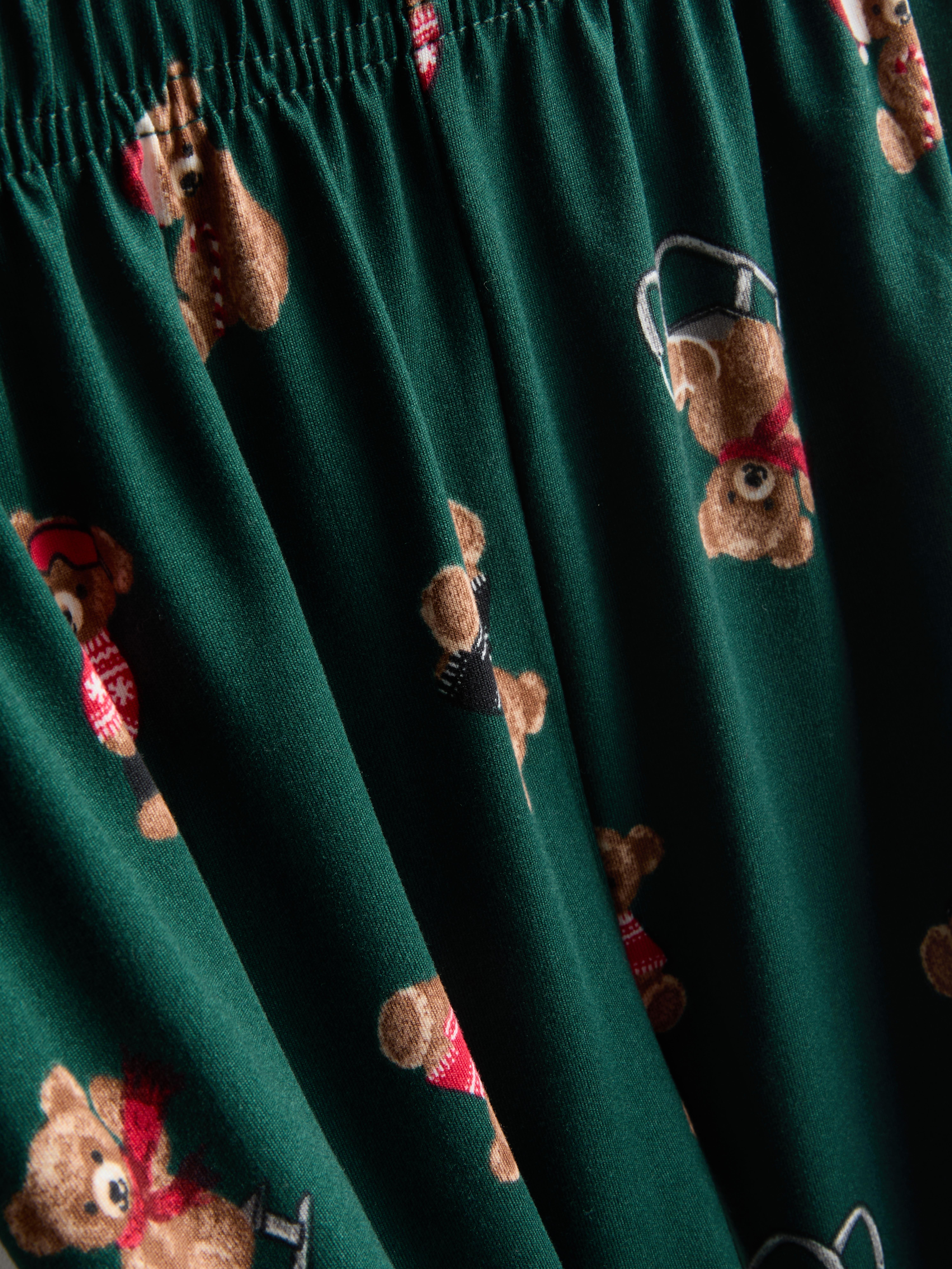 0-36mths | Baby’s Green Bear Family Christmas Pyjamas