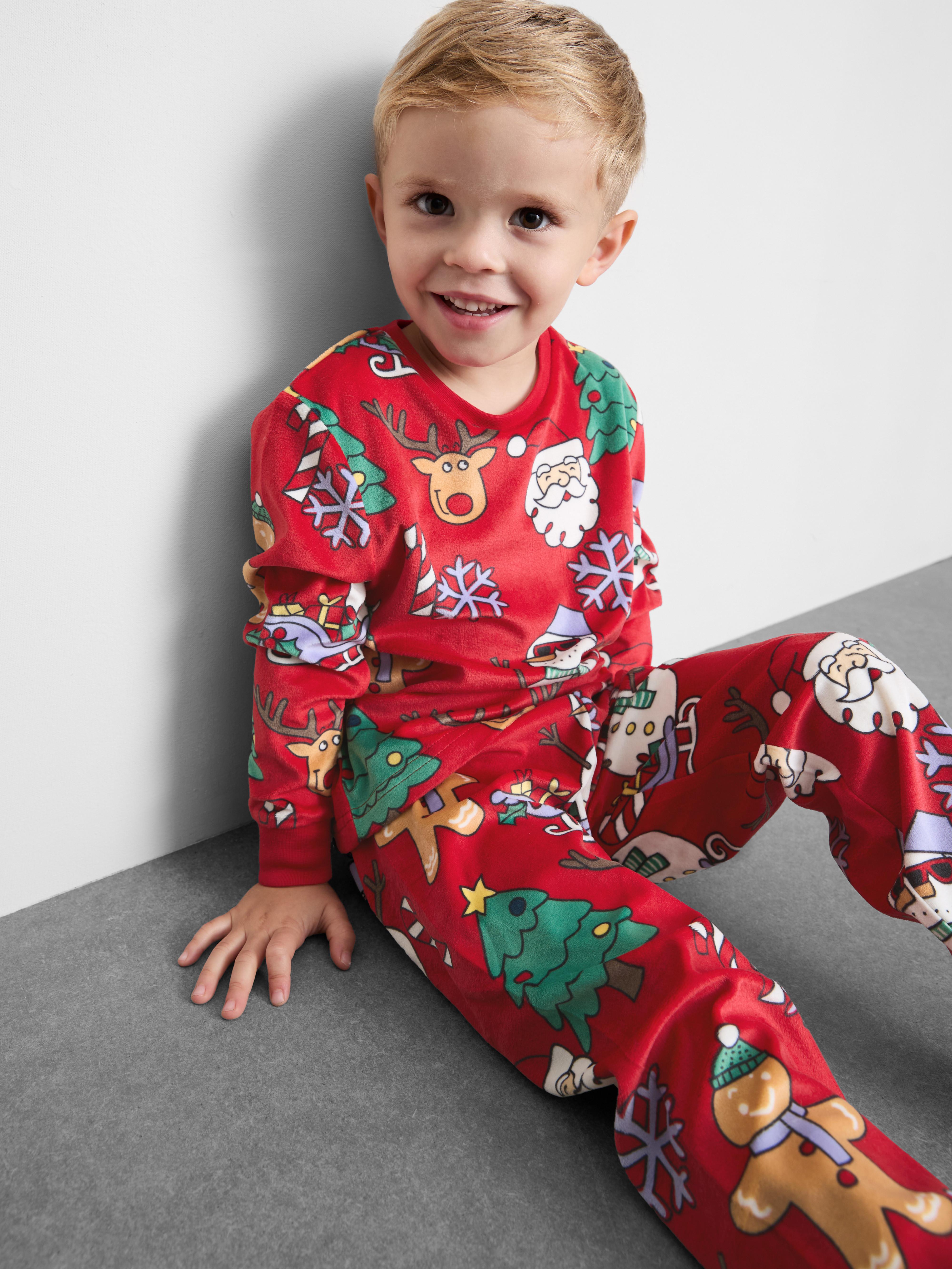 1.5-10yrs | Christmas Graphic Cozy Pajamas