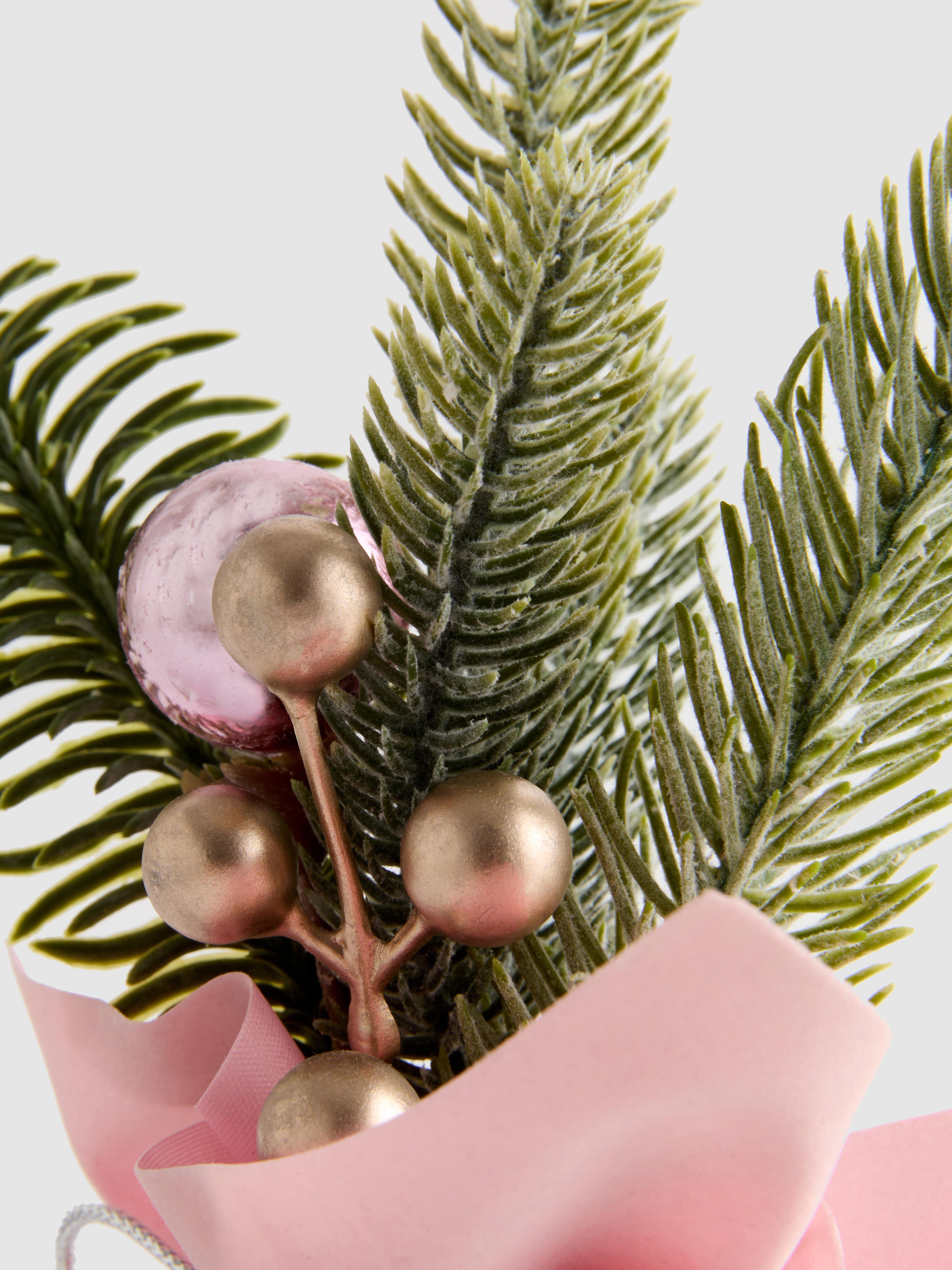 Faux Pine Festive Floral Display