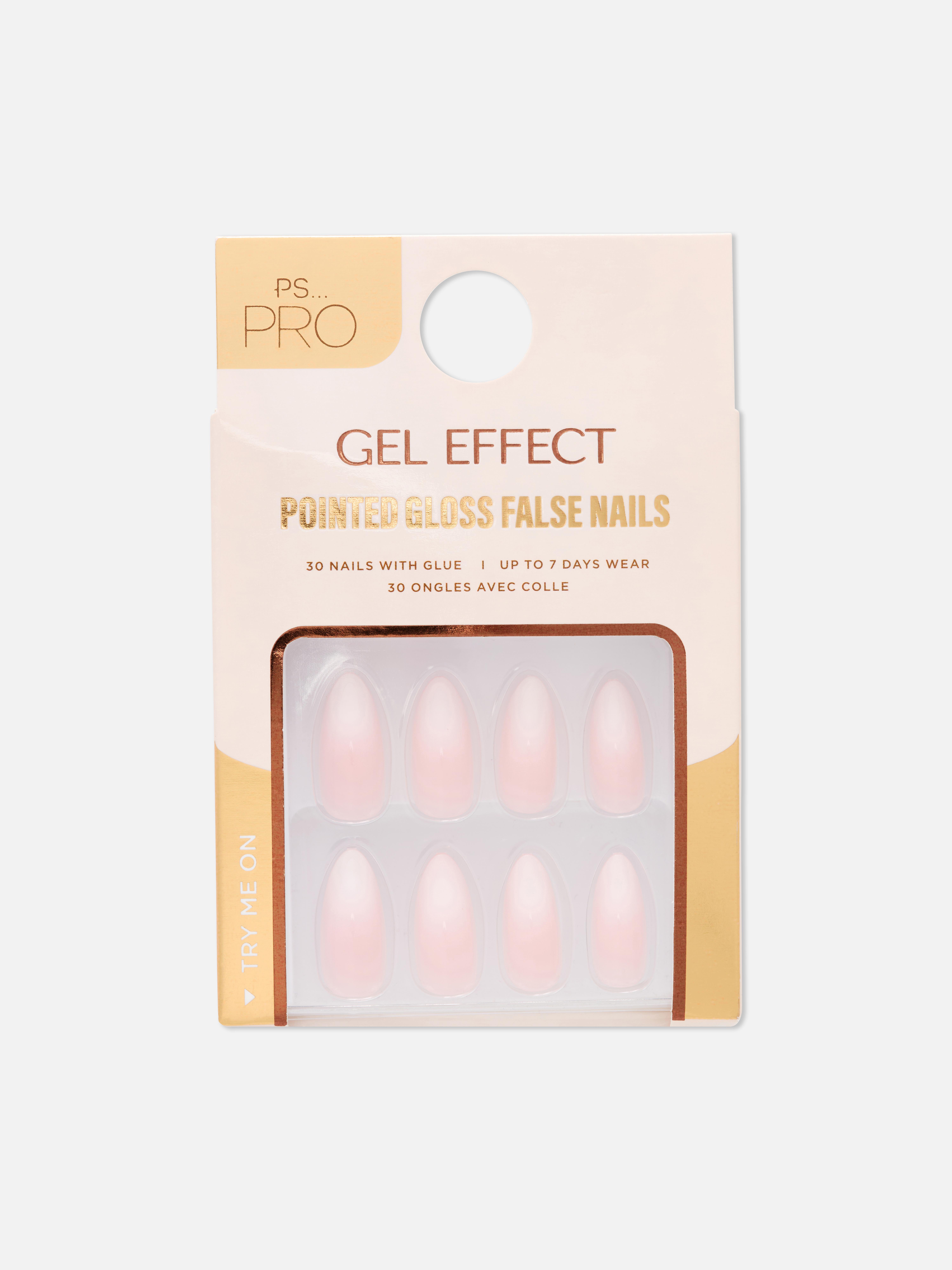 PS... Pro Gel Effect Pointed Gloss False Nails