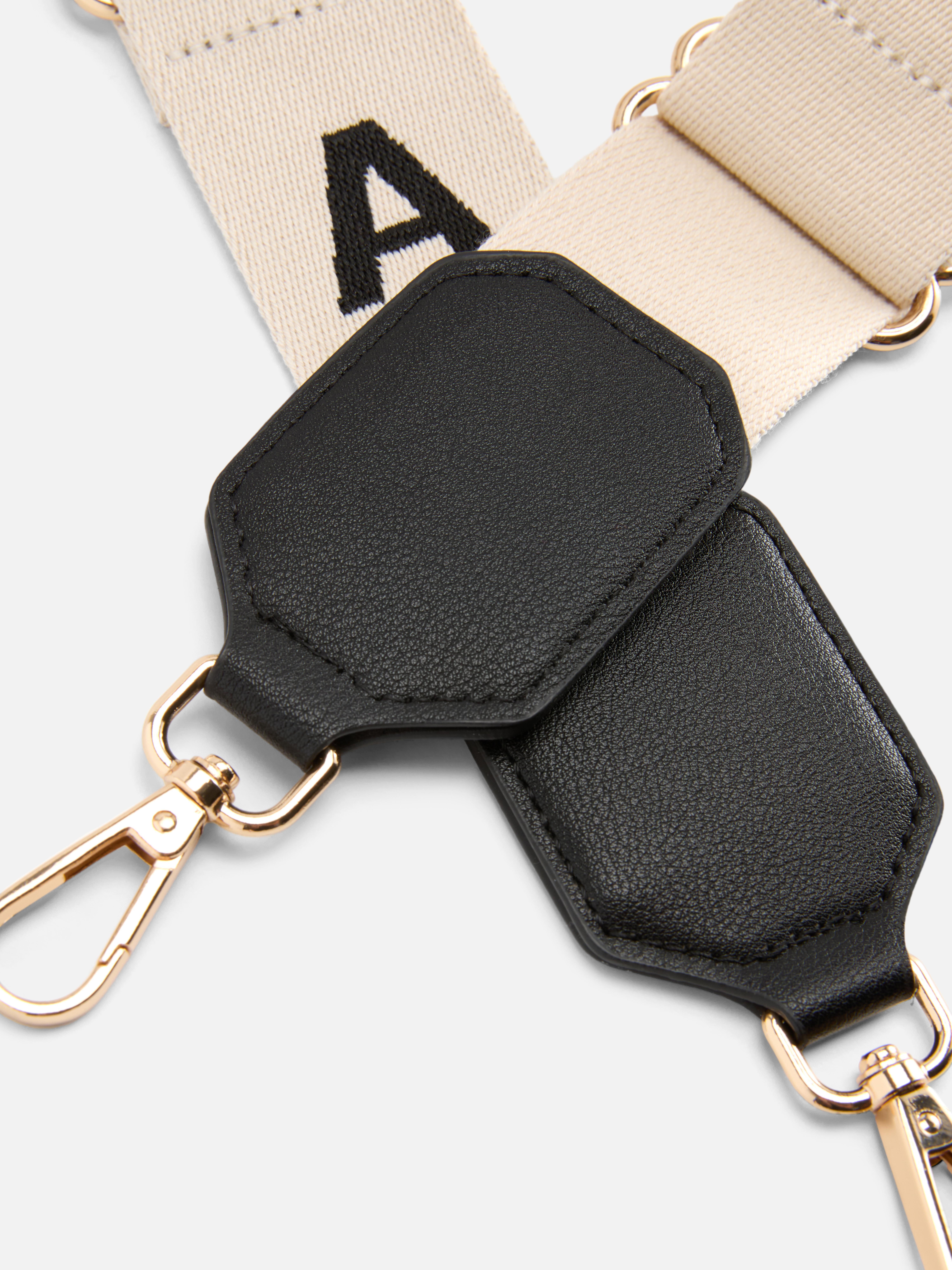 Adjustable Initial Bag Strap