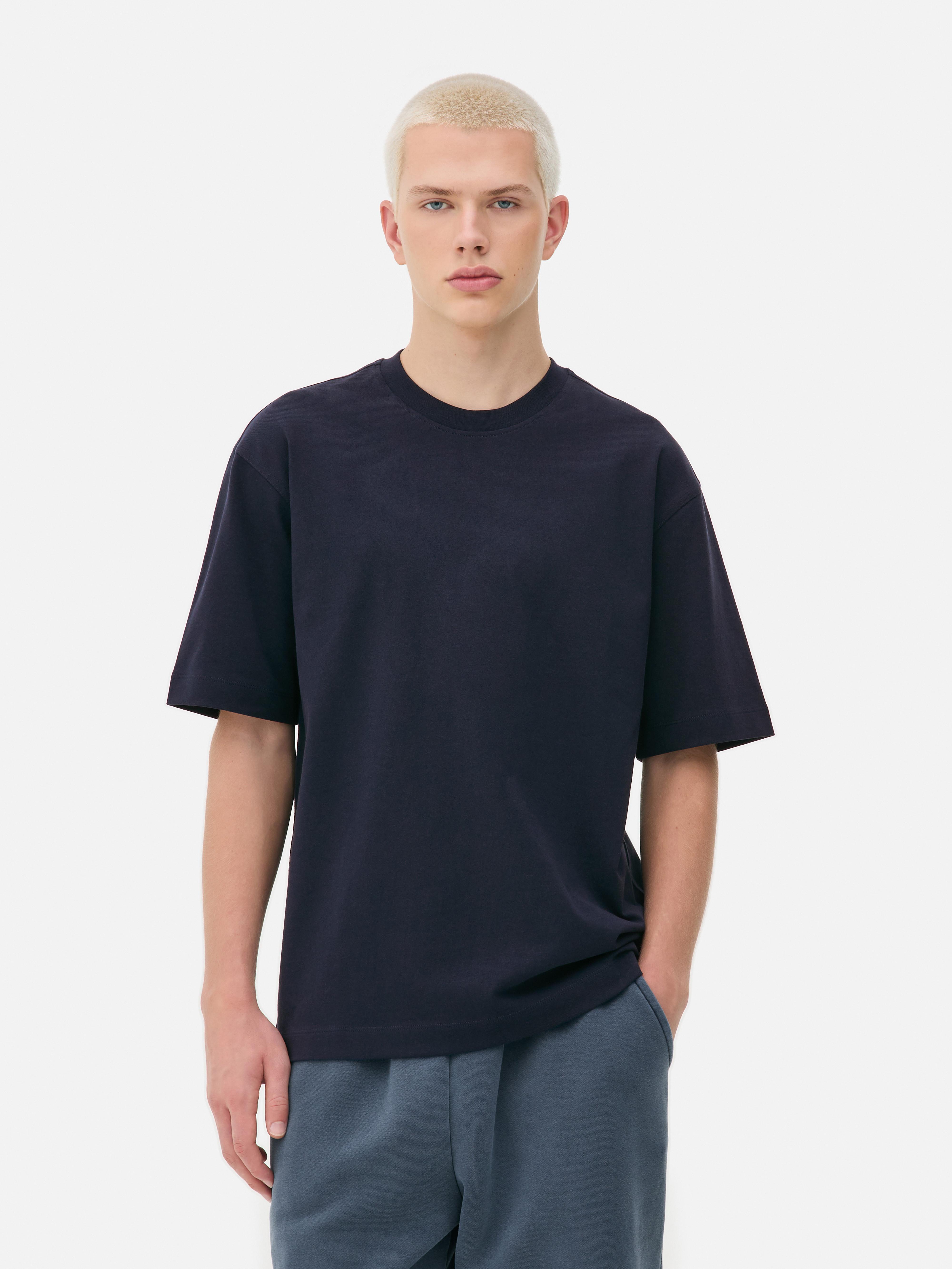 Kurzärmeliges T-Shirt in Blockfarben
