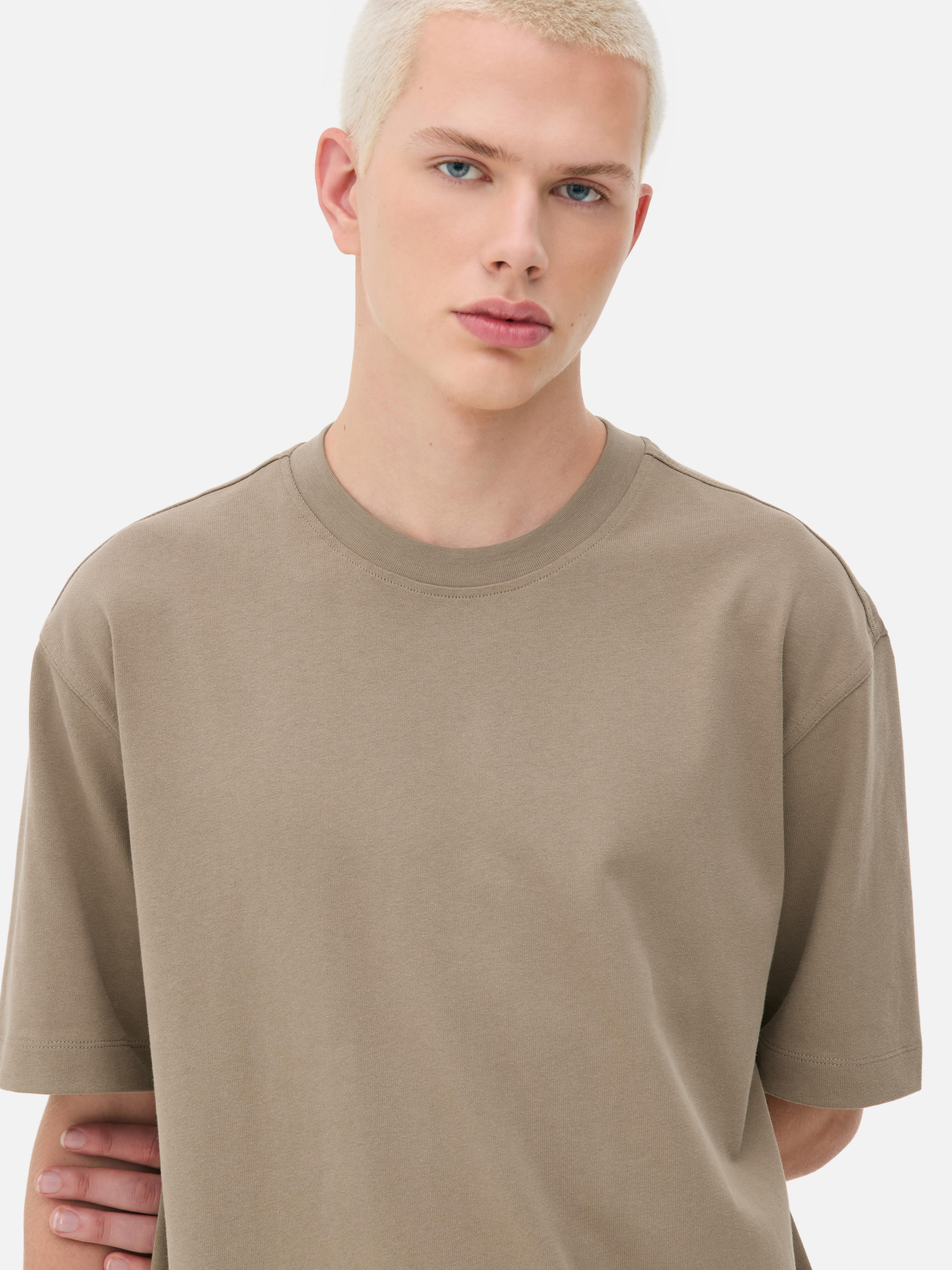 Kurzärmeliges T-Shirt in Blockfarben