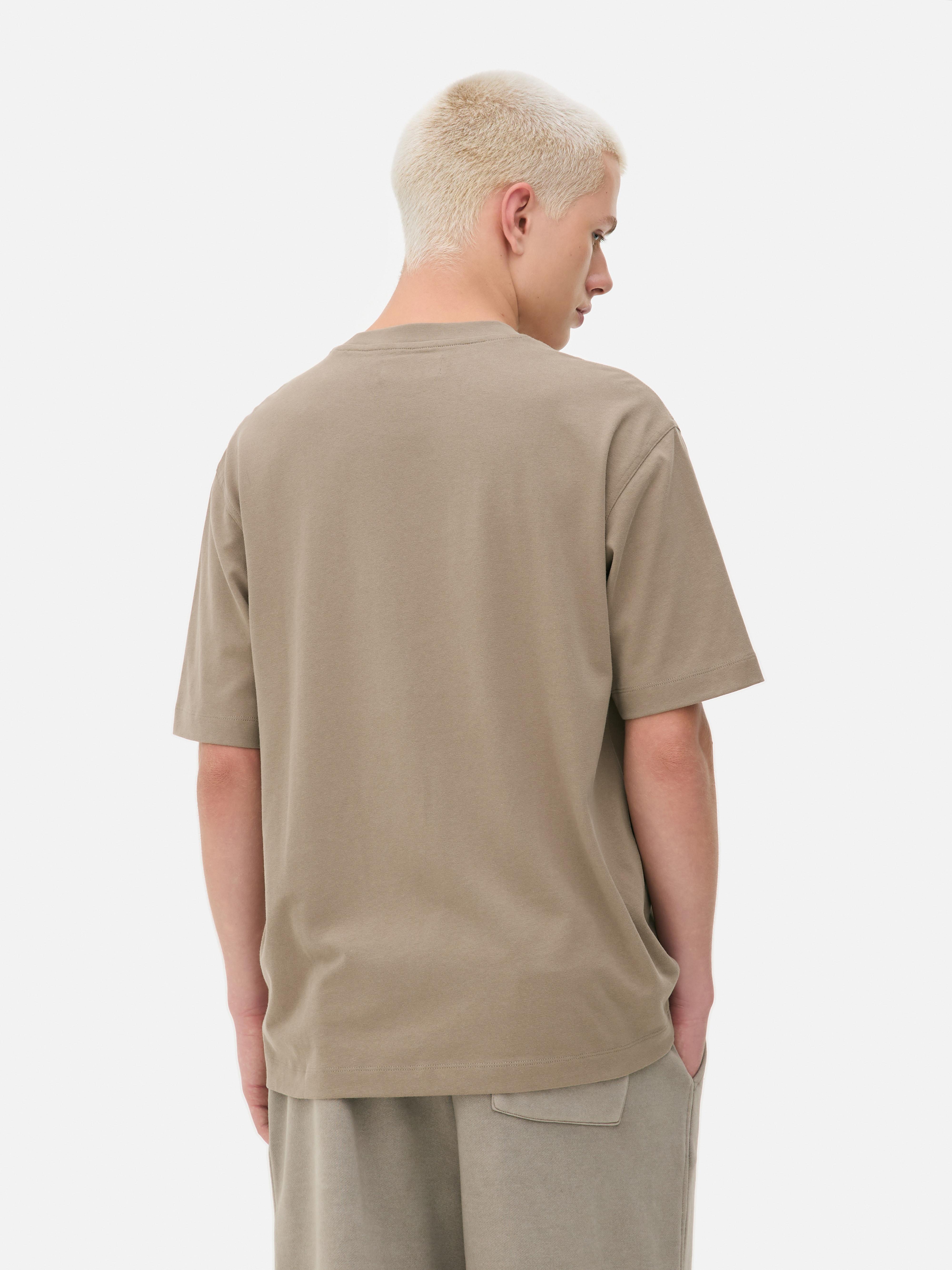 Kurzärmeliges T-Shirt in Blockfarben