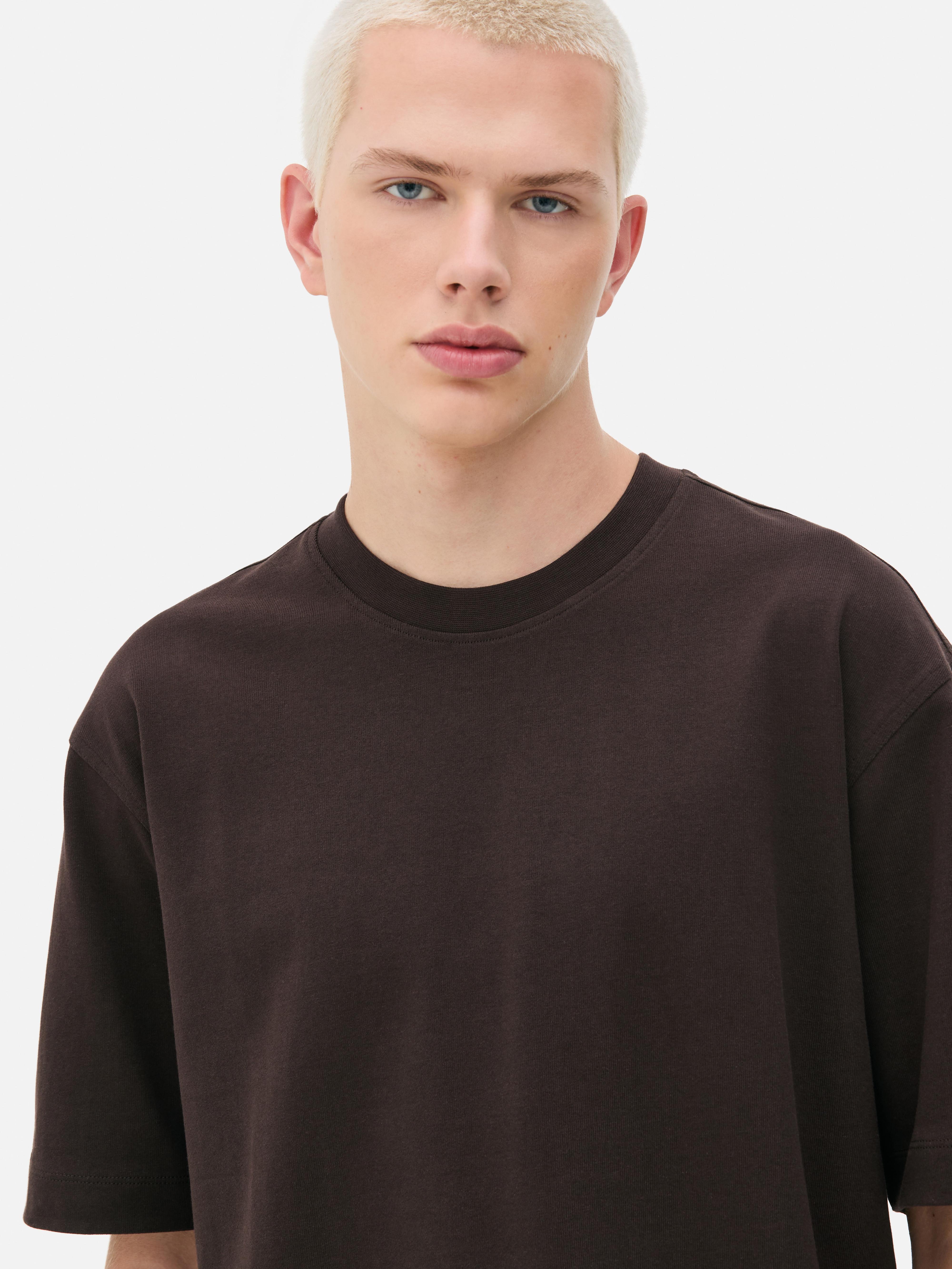 Kurzärmeliges T-Shirt in Blockfarben