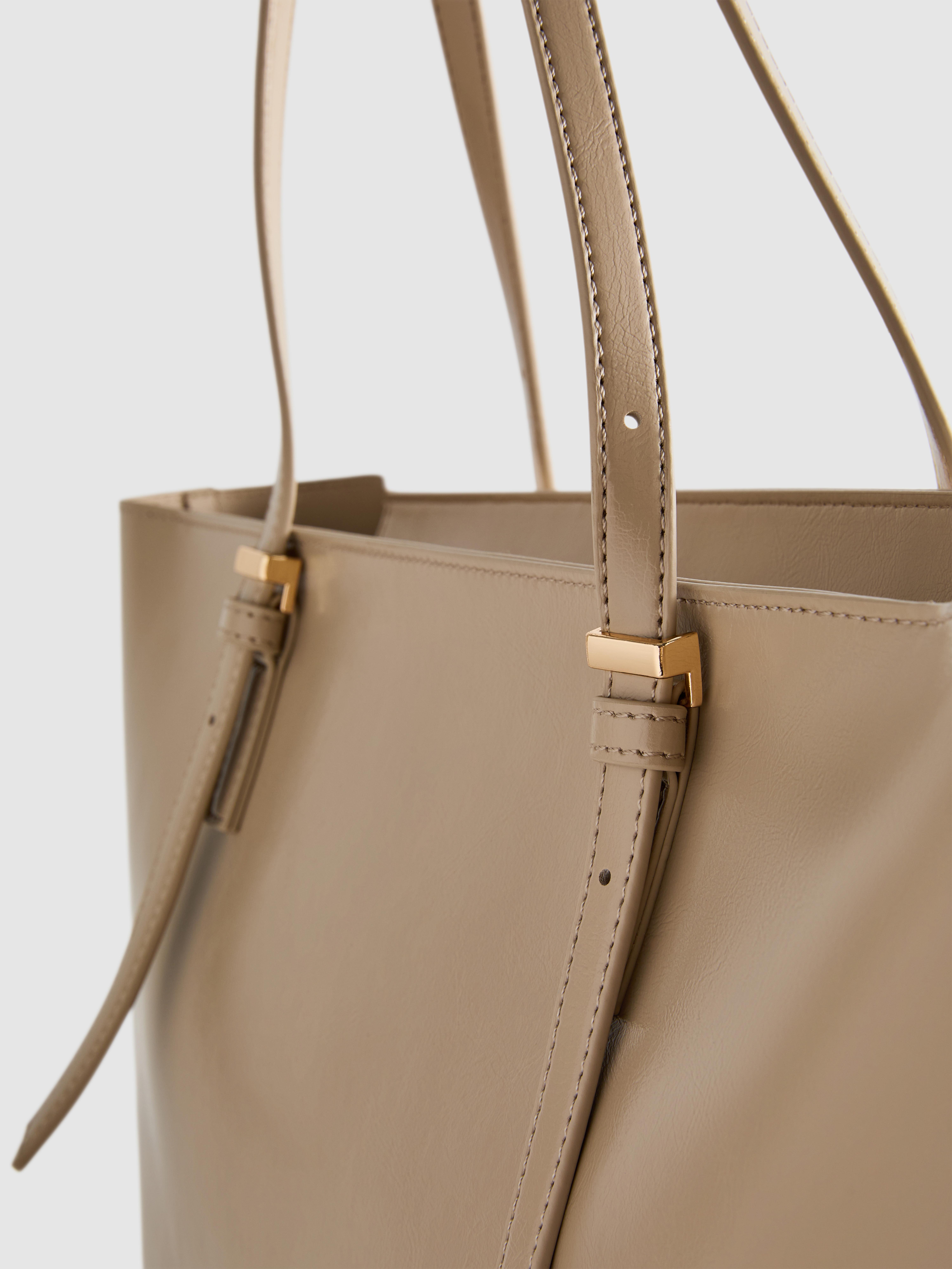 Women's Taupe High Shine Shoppe